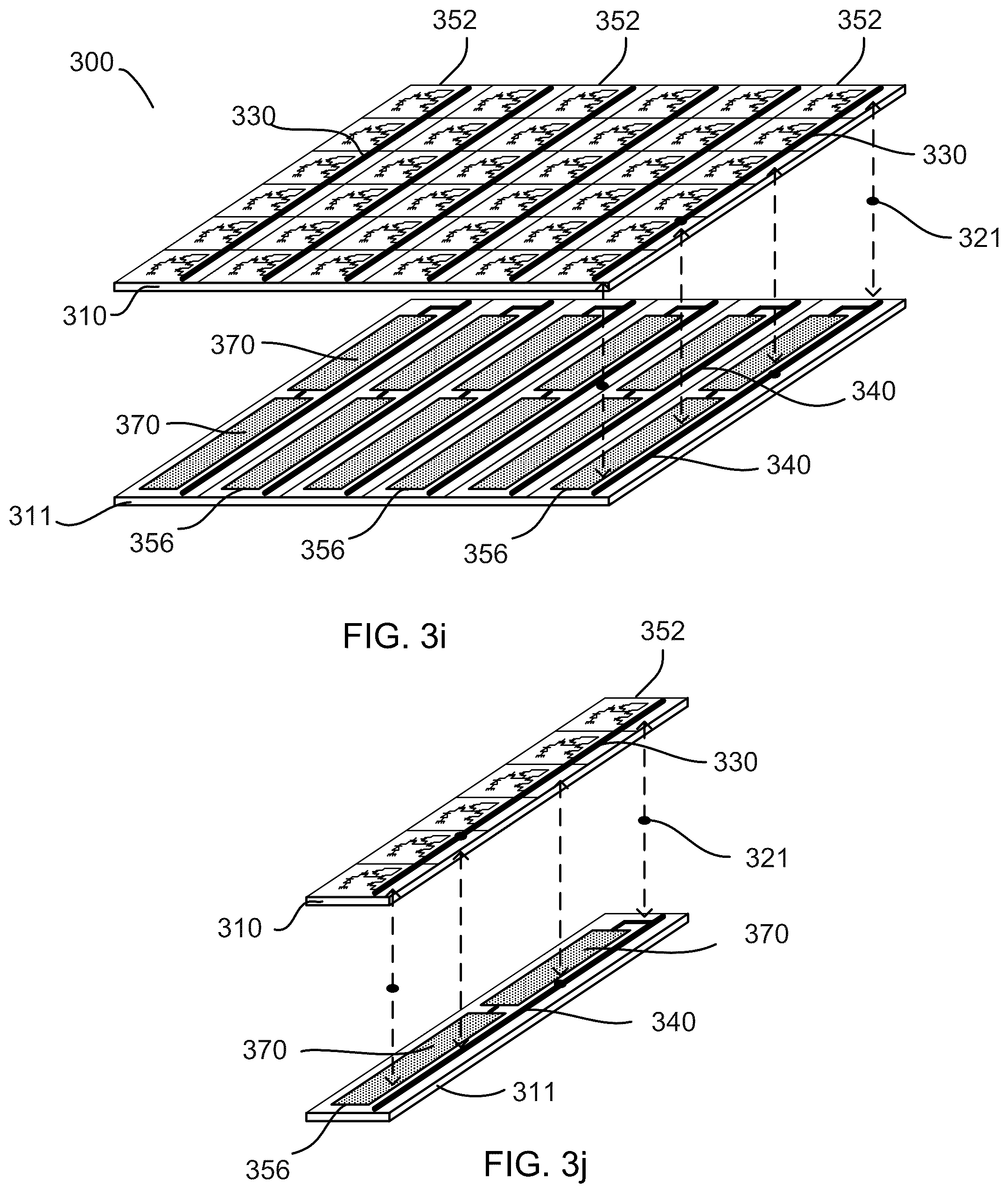 Patent US12100716 Figure 10 – Image sensor with tolerance optimizing interconnects