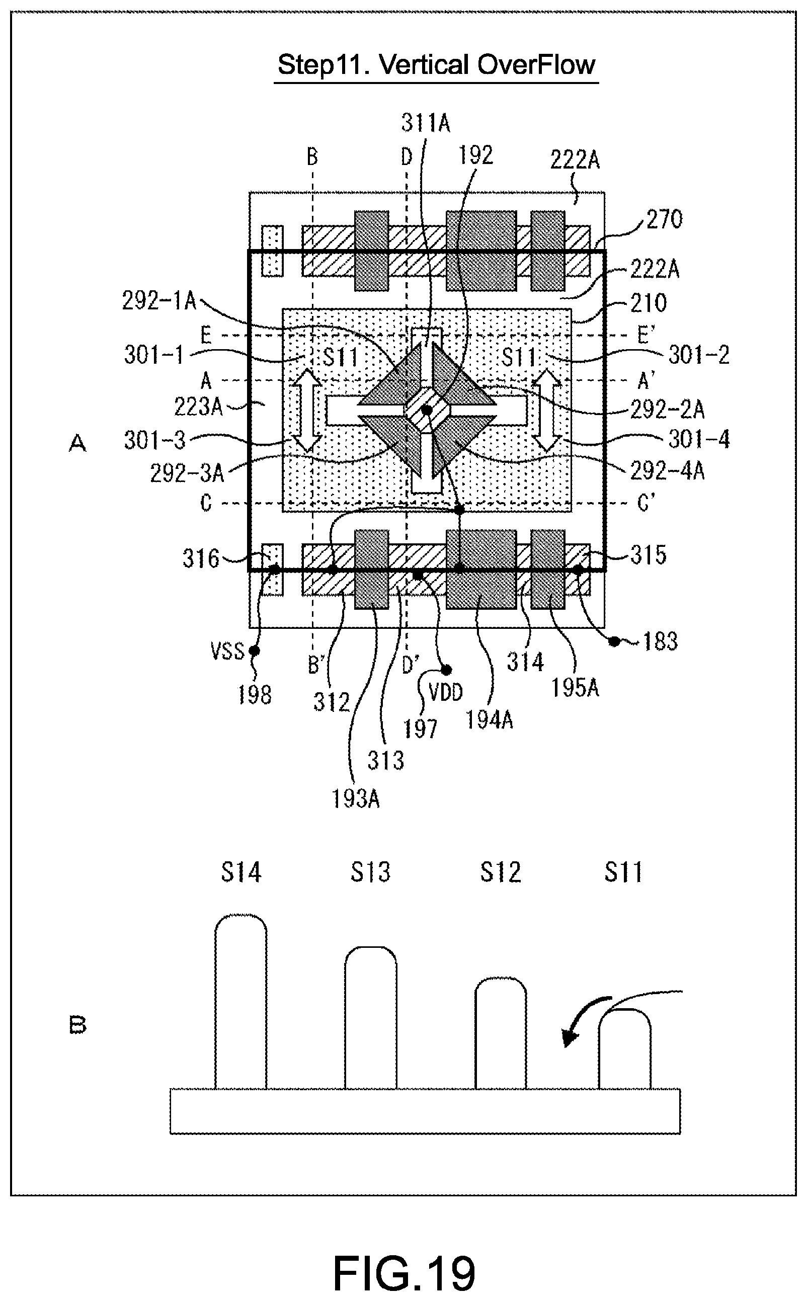 Patent US12100721 Figure 19 – Solid-state image pickup device and electronic apparatus having a divided pixel separation wall