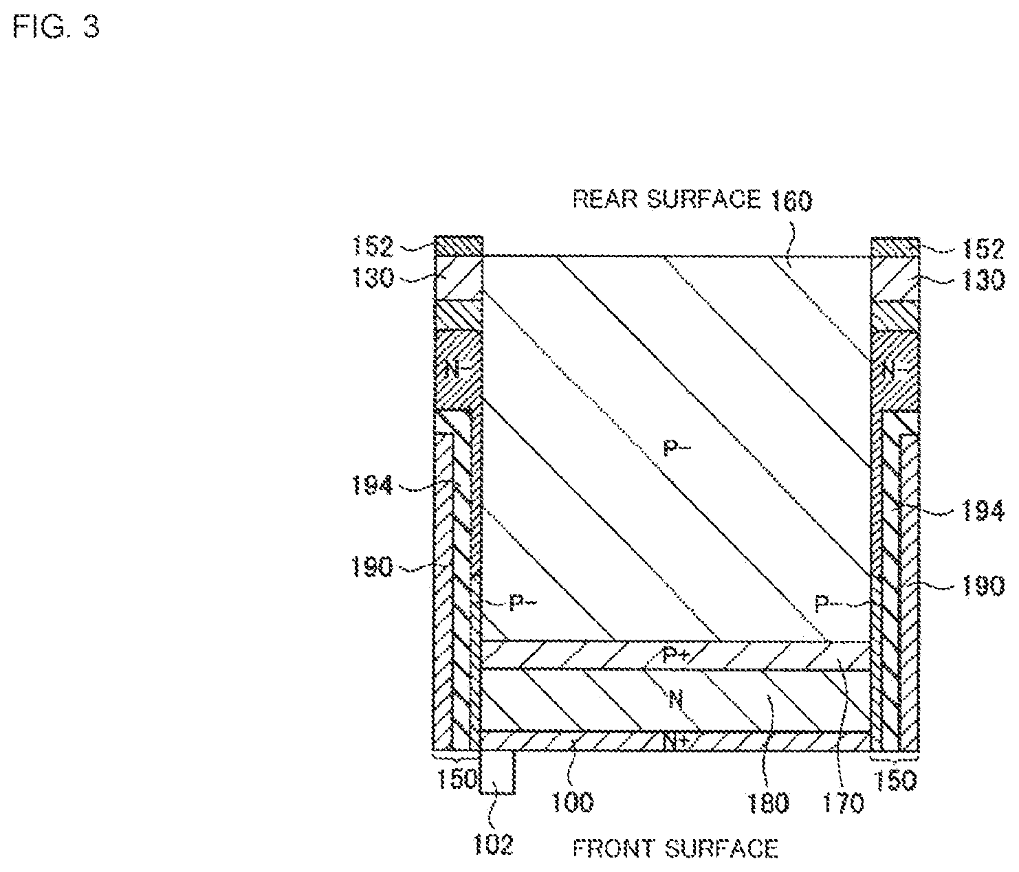 Patent US12100722 Figure 3 – Imaging device with improved short-wavelength sensitivity