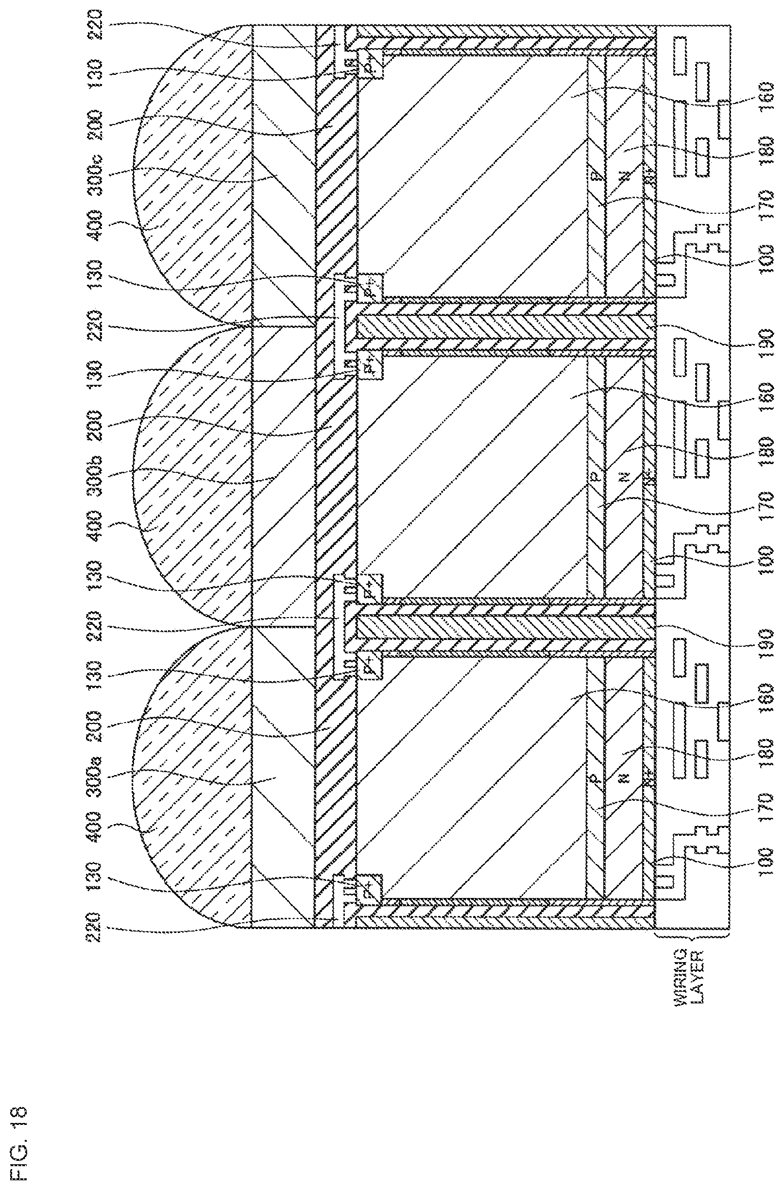 Patent US12100722 Figure 18 – Imaging device with improved short-wavelength sensitivity