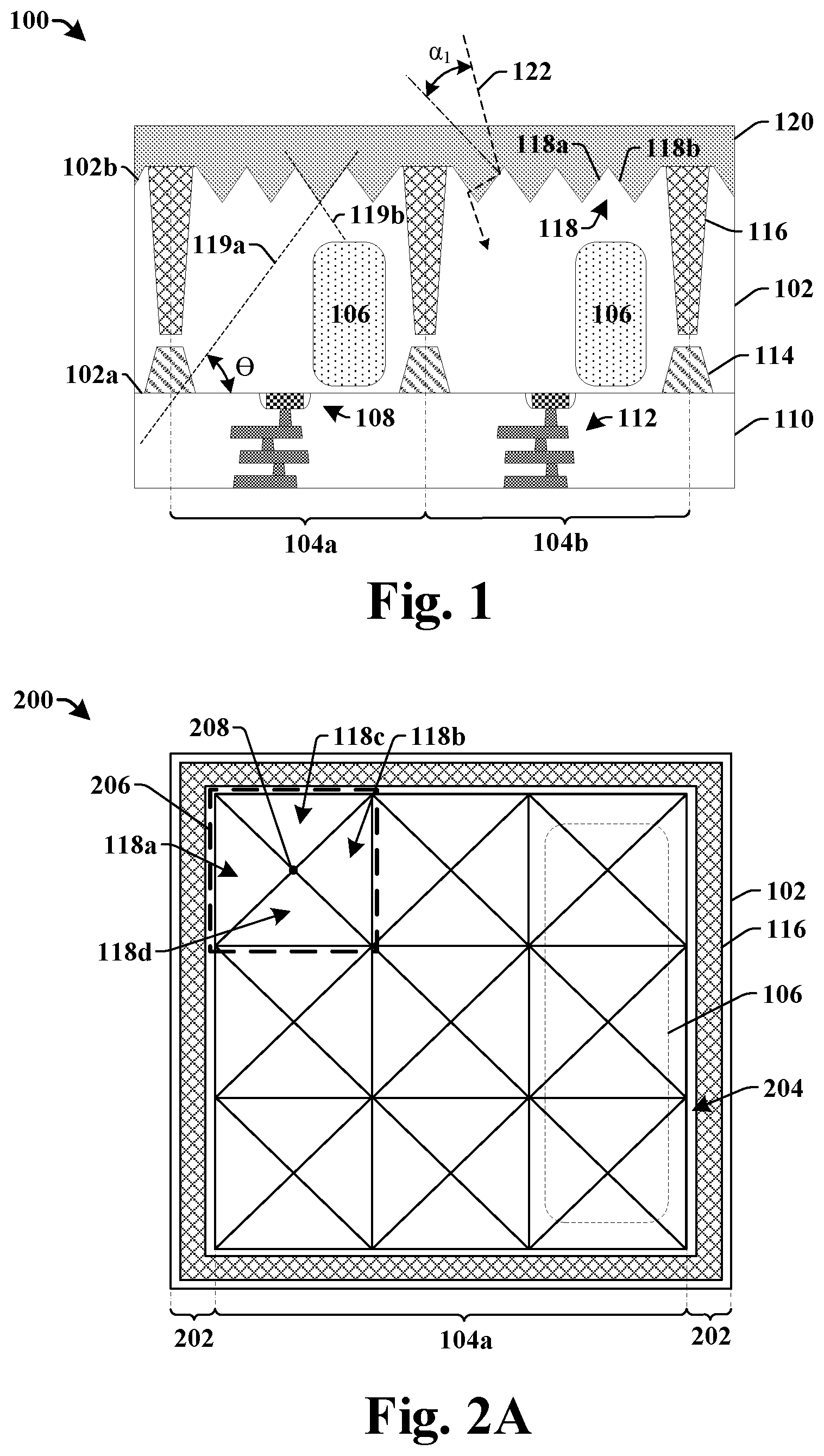 Patent US12100726 Figure 1 – High performance image sensor