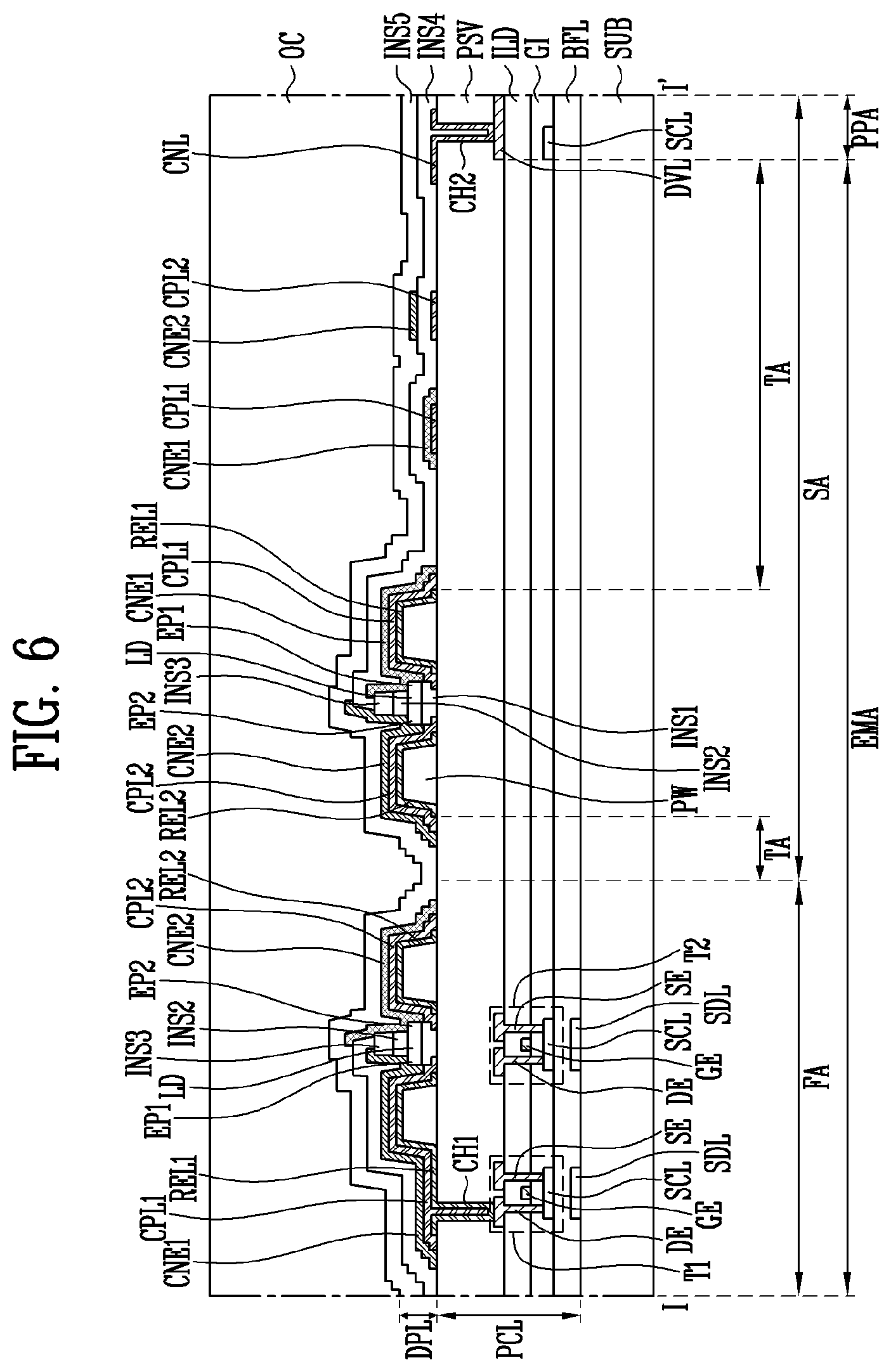 Patent US12100728 Figure 8 – Display device