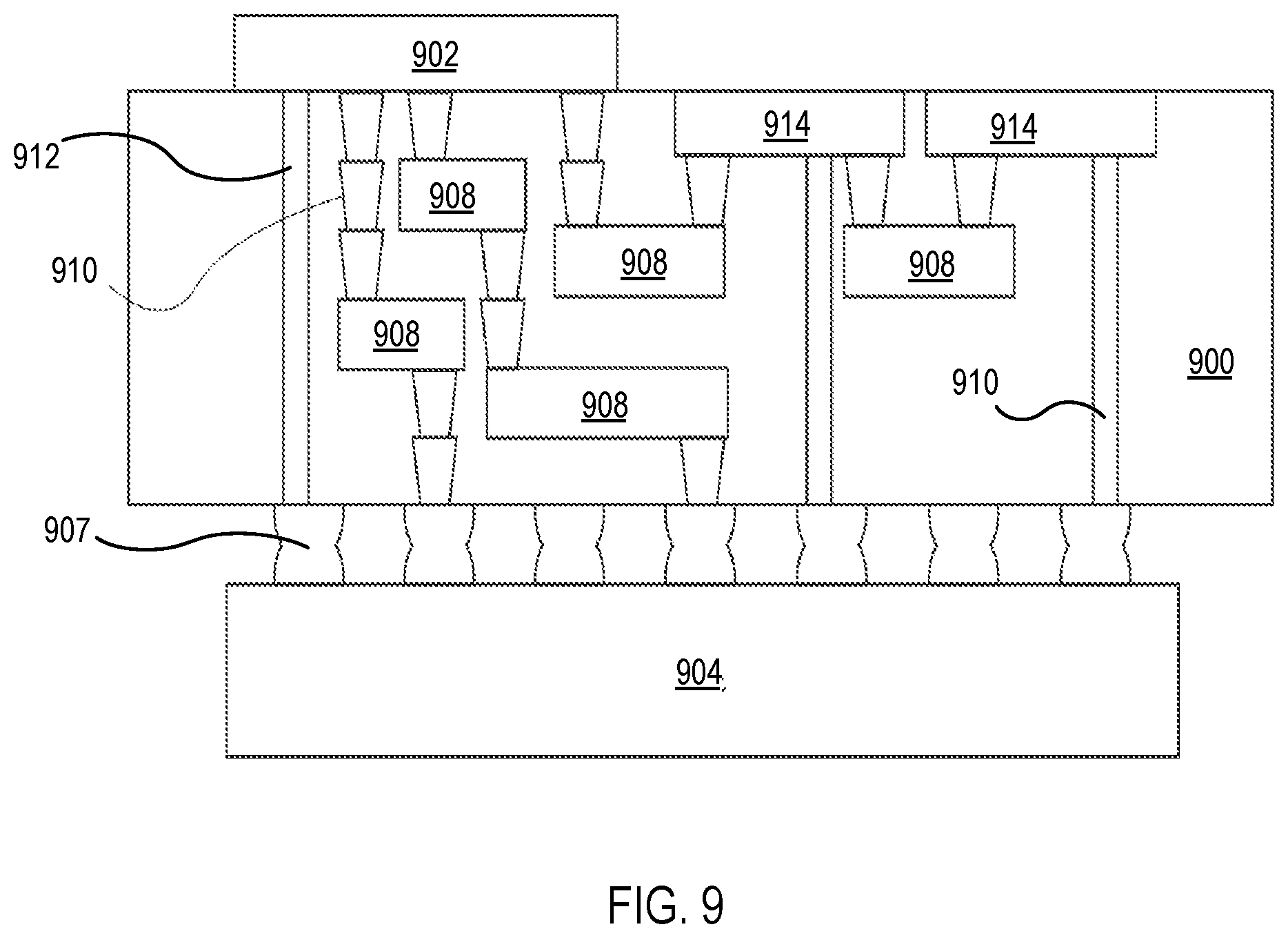 Patent US12100731 Figure 12 – Crystalline bottom electrode for perovskite capacitors and methods of fabrication