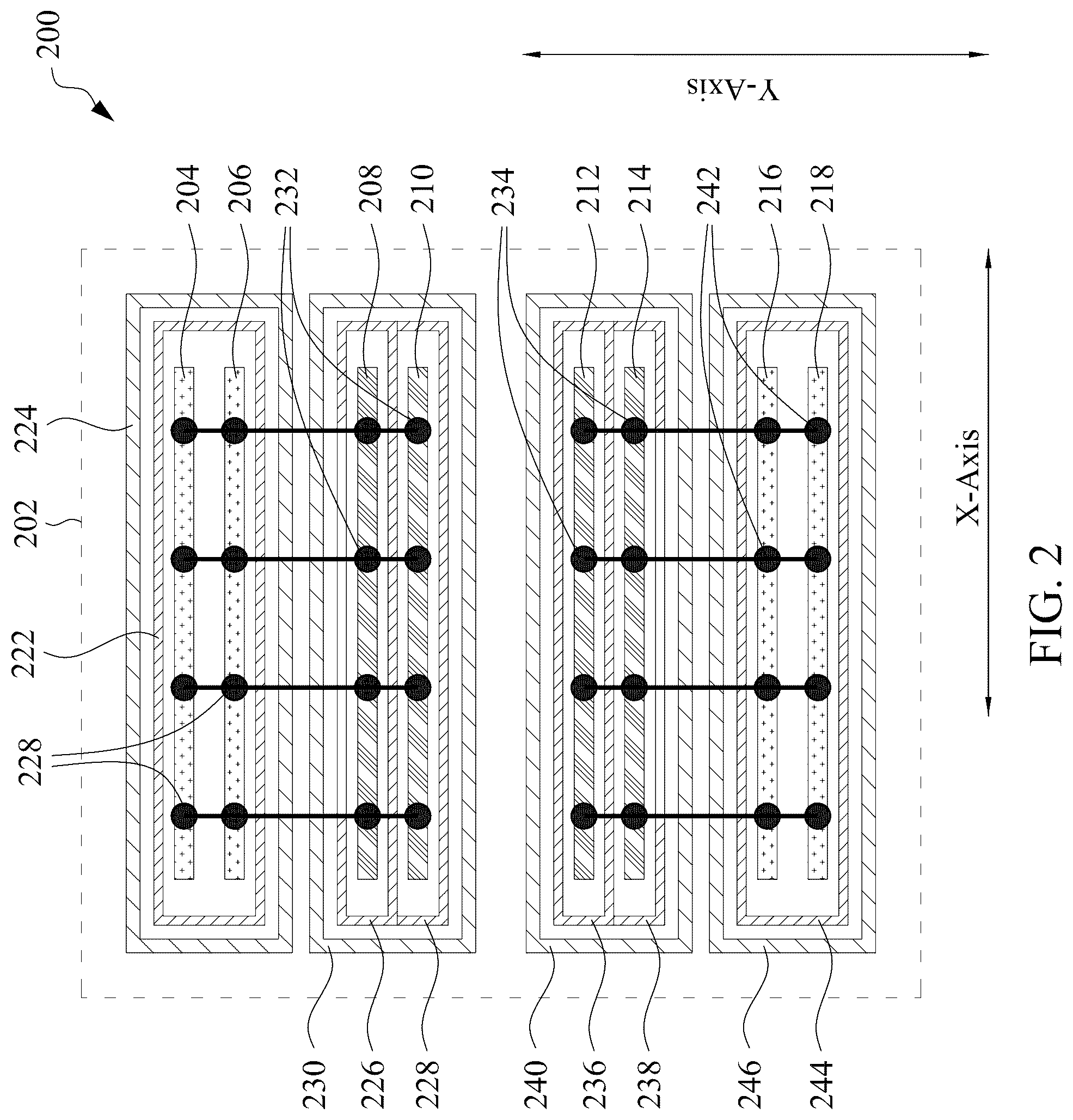 Patent US12100732 Figure 2 – Semiconductor device and method of manufacturing same