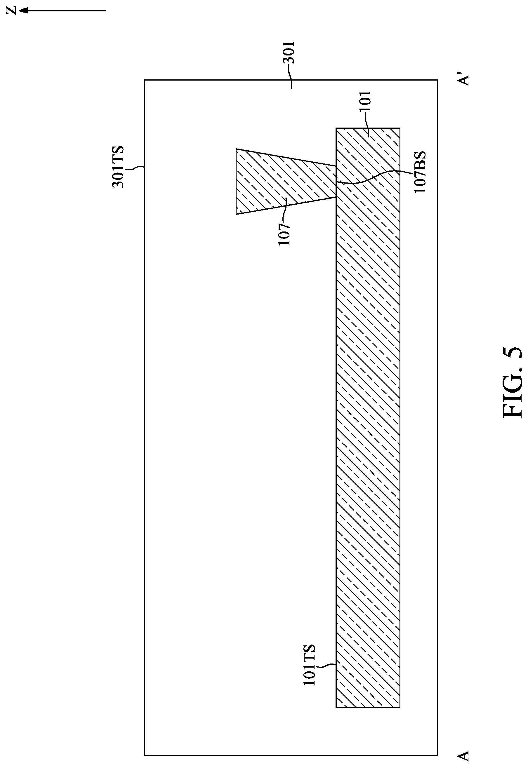 Patent US12100733 Figure 5 – Semiconductor device with leakage current guide path and method for fabricating the same