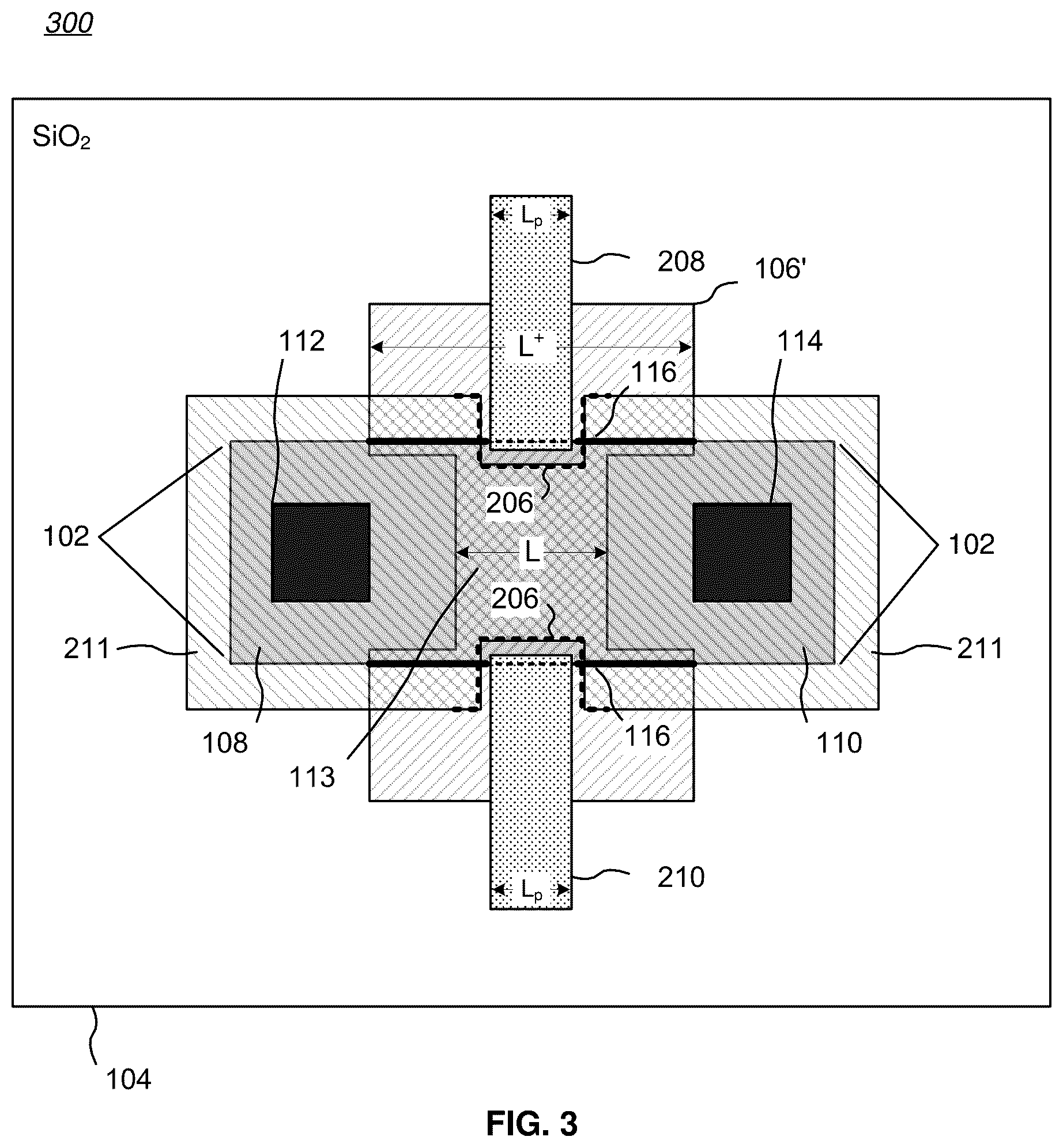 Patent US12100734 Figure 3 – Low leakage FET