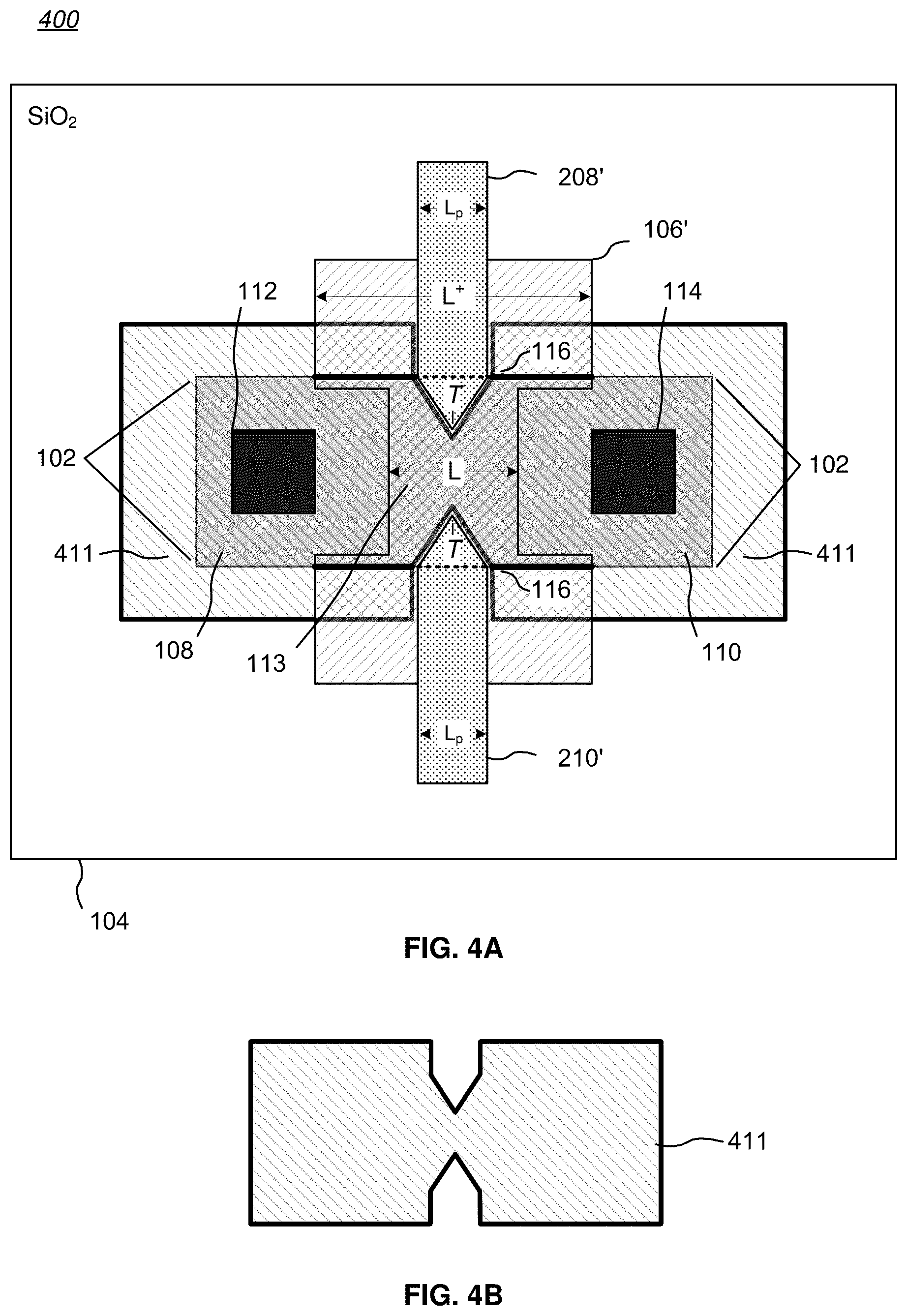 Patent US12100734 Figure 4 – Low leakage FET