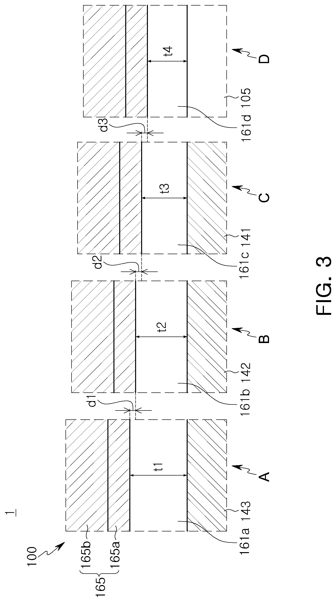Patent US12100736 Figure 3 – Semiconductor device having channel layers spaced apart in vertical direction