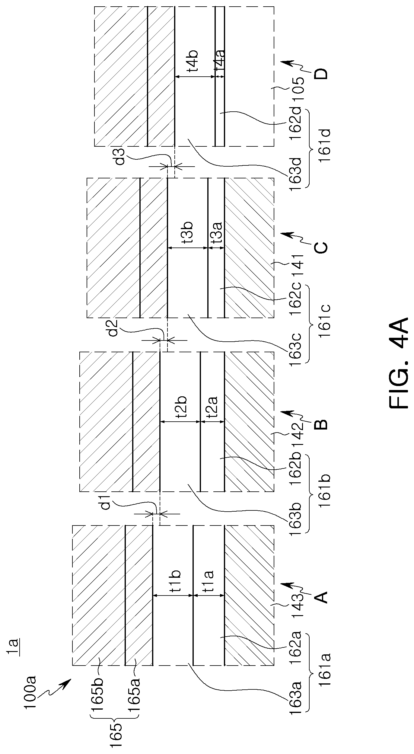 Patent US12100736 Figure 4 – Semiconductor device having channel layers spaced apart in vertical direction