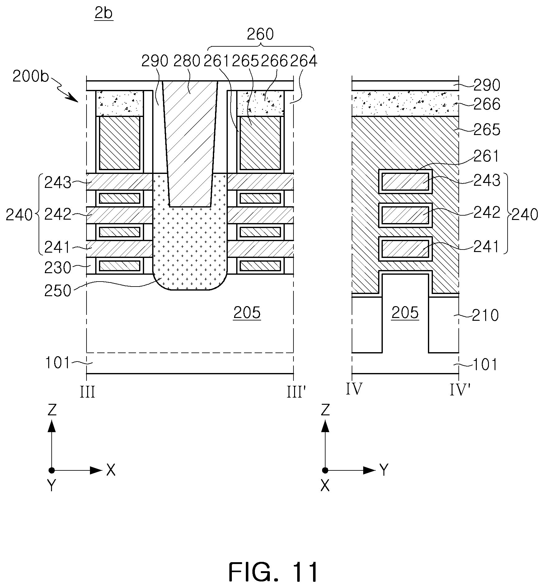 Patent US12100736 Figure 13 – Semiconductor device having channel layers spaced apart in vertical direction