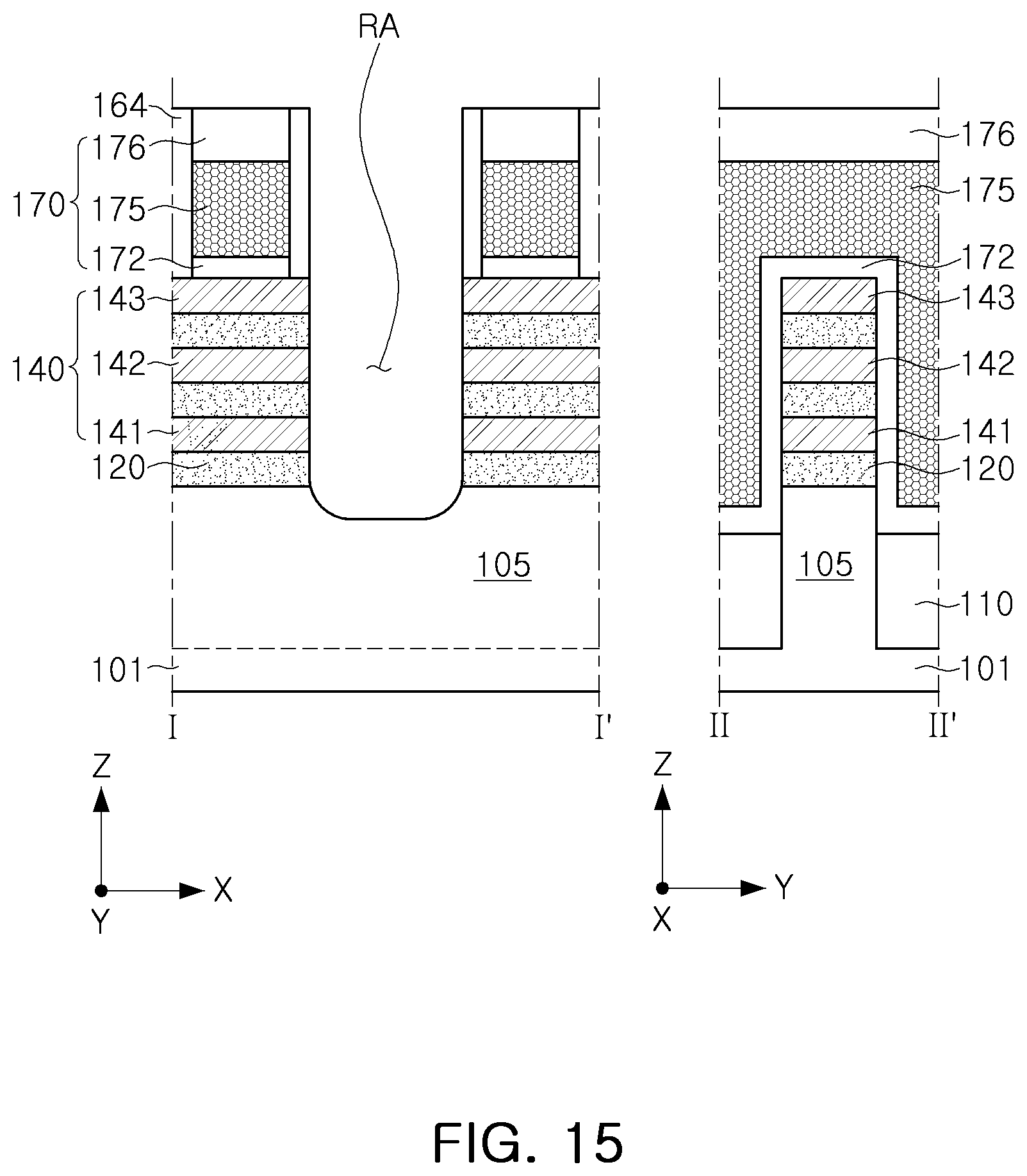 Patent US12100736 Figure 17 – Semiconductor device having channel layers spaced apart in vertical direction
