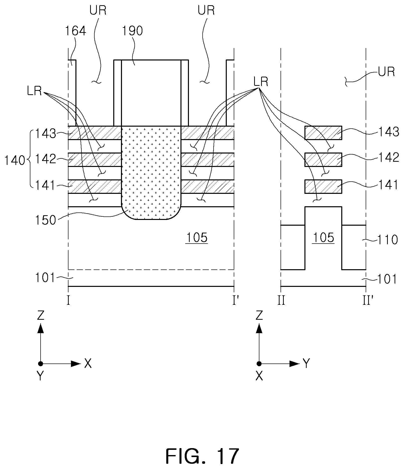 Patent US12100736 Figure 19 – Semiconductor device having channel layers spaced apart in vertical direction