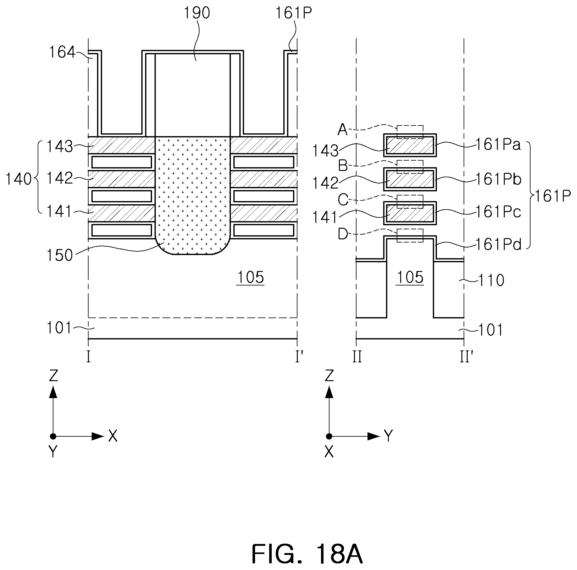 Patent US12100736 Figure 20 – Semiconductor device having channel layers spaced apart in vertical direction