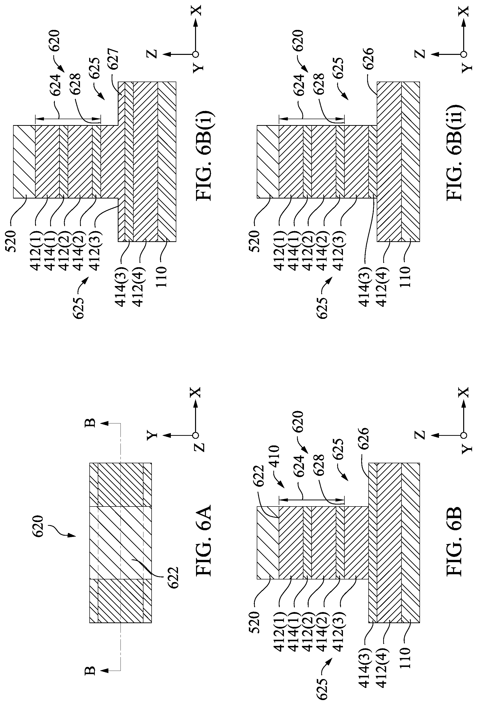 Patent US12100737 Figure 6 – Nanowire stack GAA device with selectable numbers of channel strips