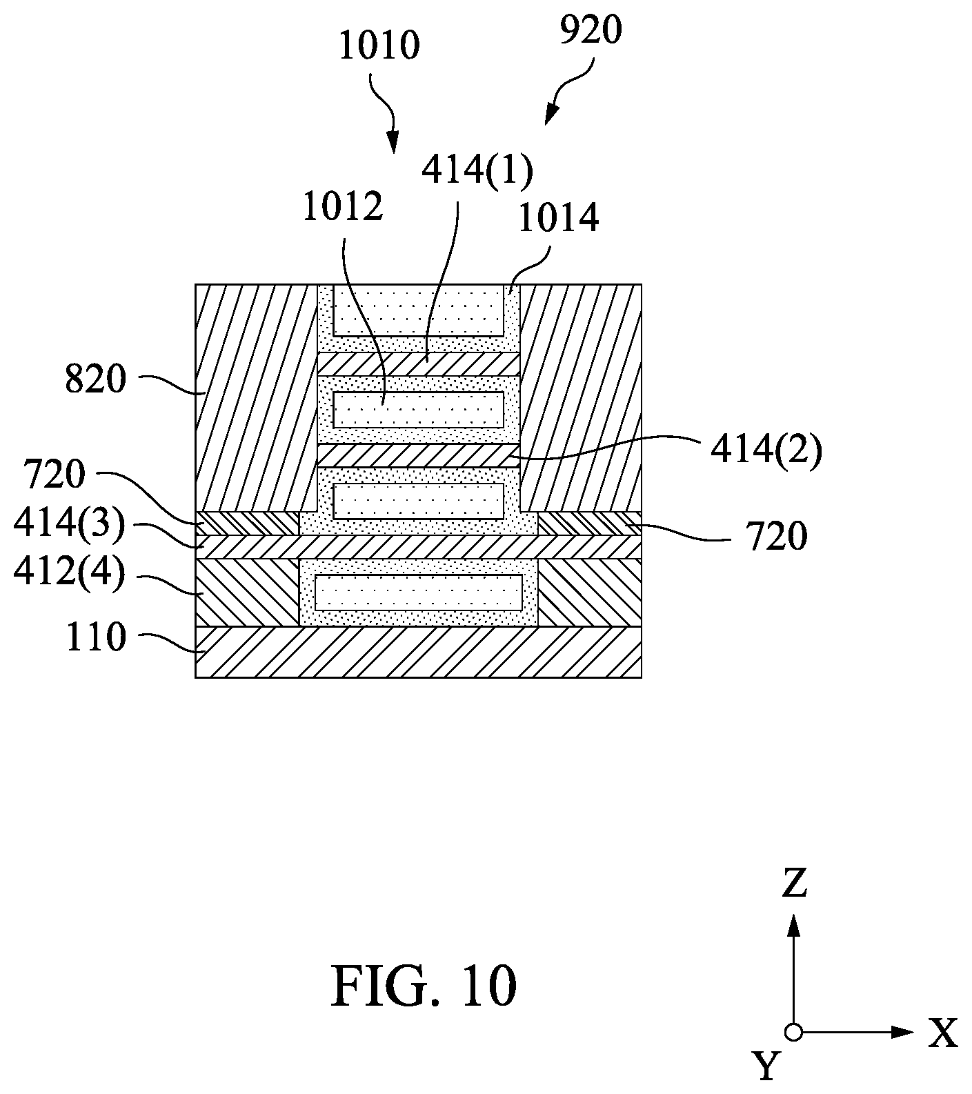 Patent US12100737 Figure 9 – Nanowire stack GAA device with selectable numbers of channel strips
