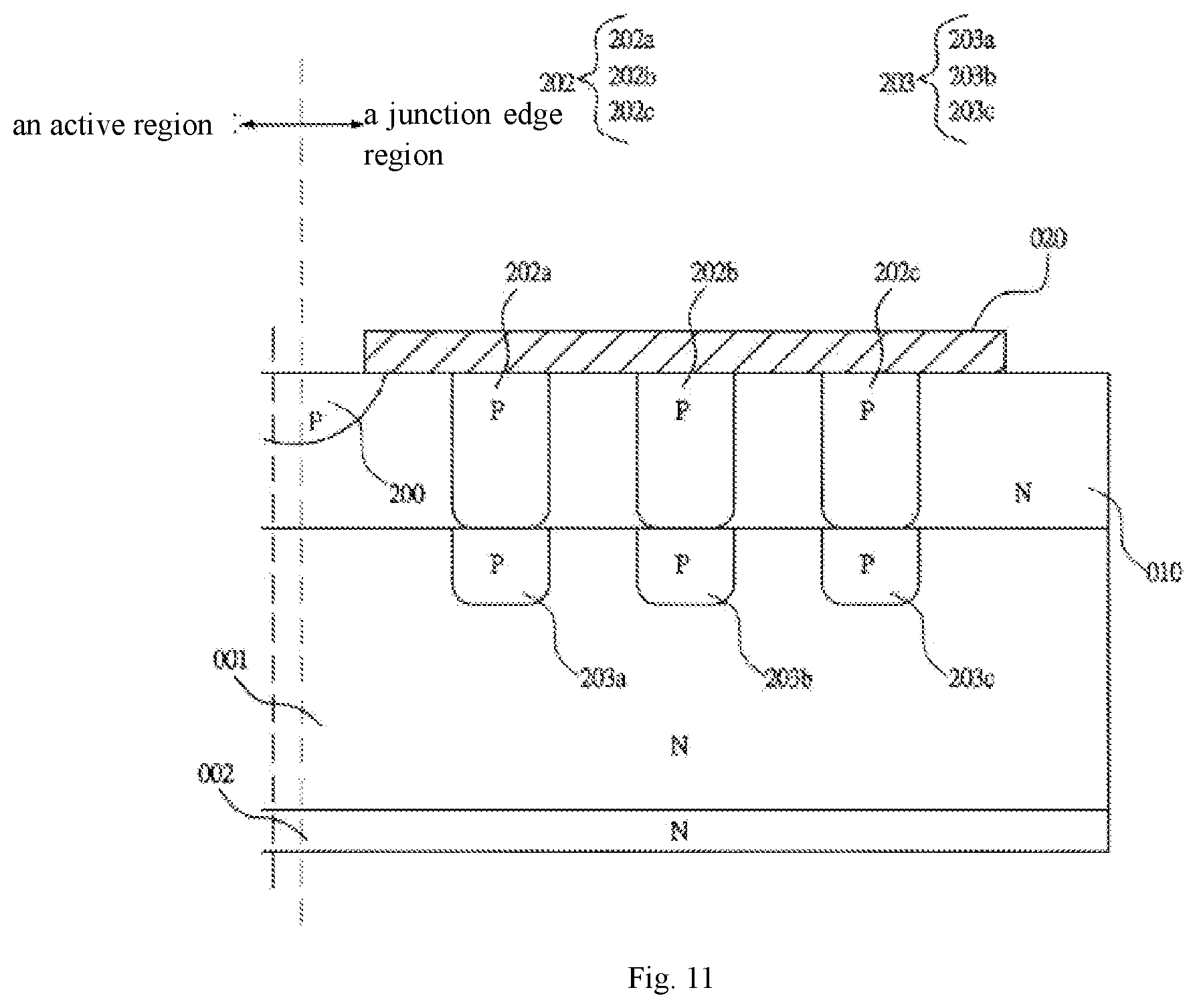 Patent US12100742 Figure 11 – Semiconductor device and junction edge region thereof