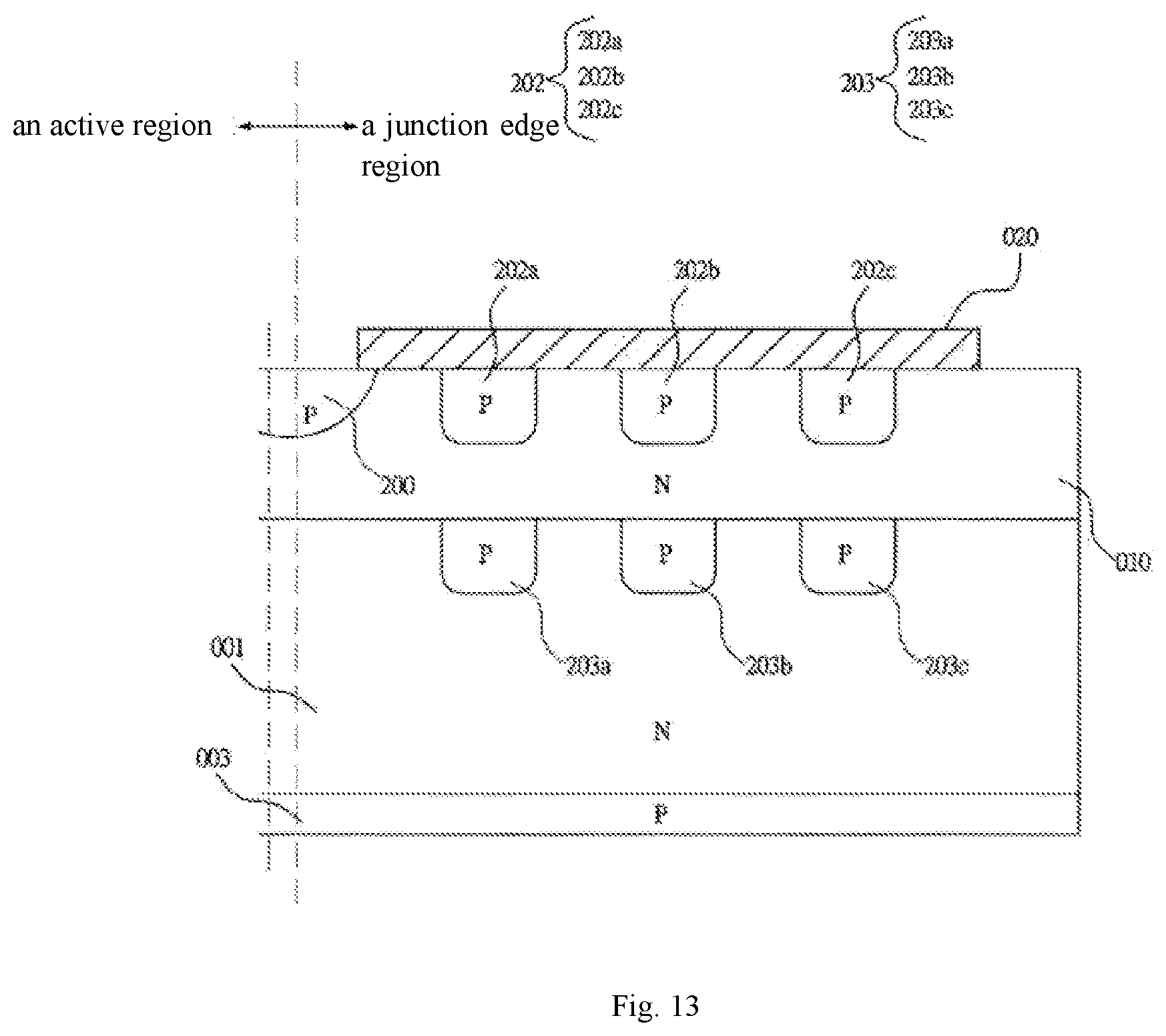 Patent US12100742 Figure 13 – Semiconductor device and junction edge region thereof