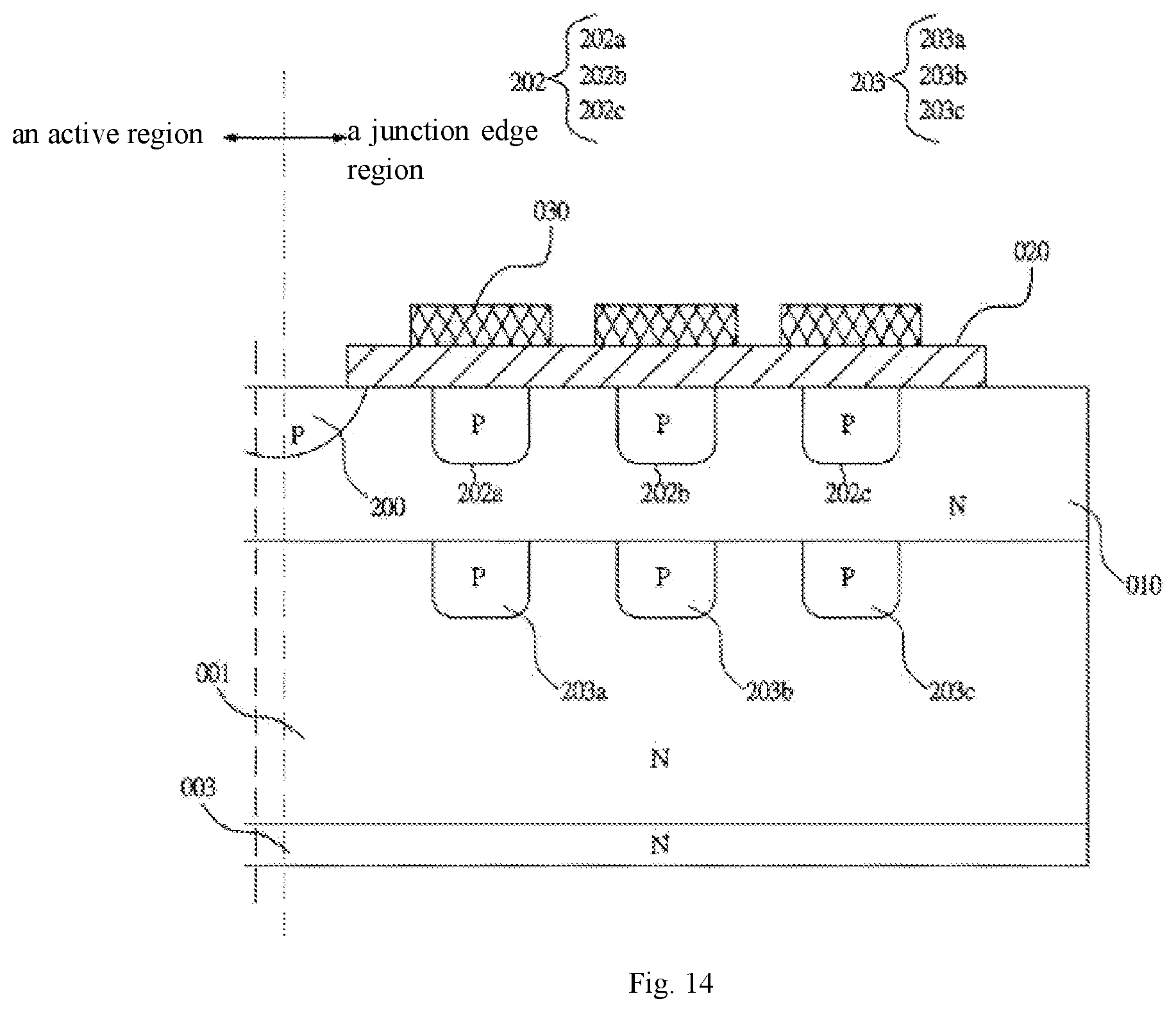 Patent US12100742 Figure 14 – Semiconductor device and junction edge region thereof