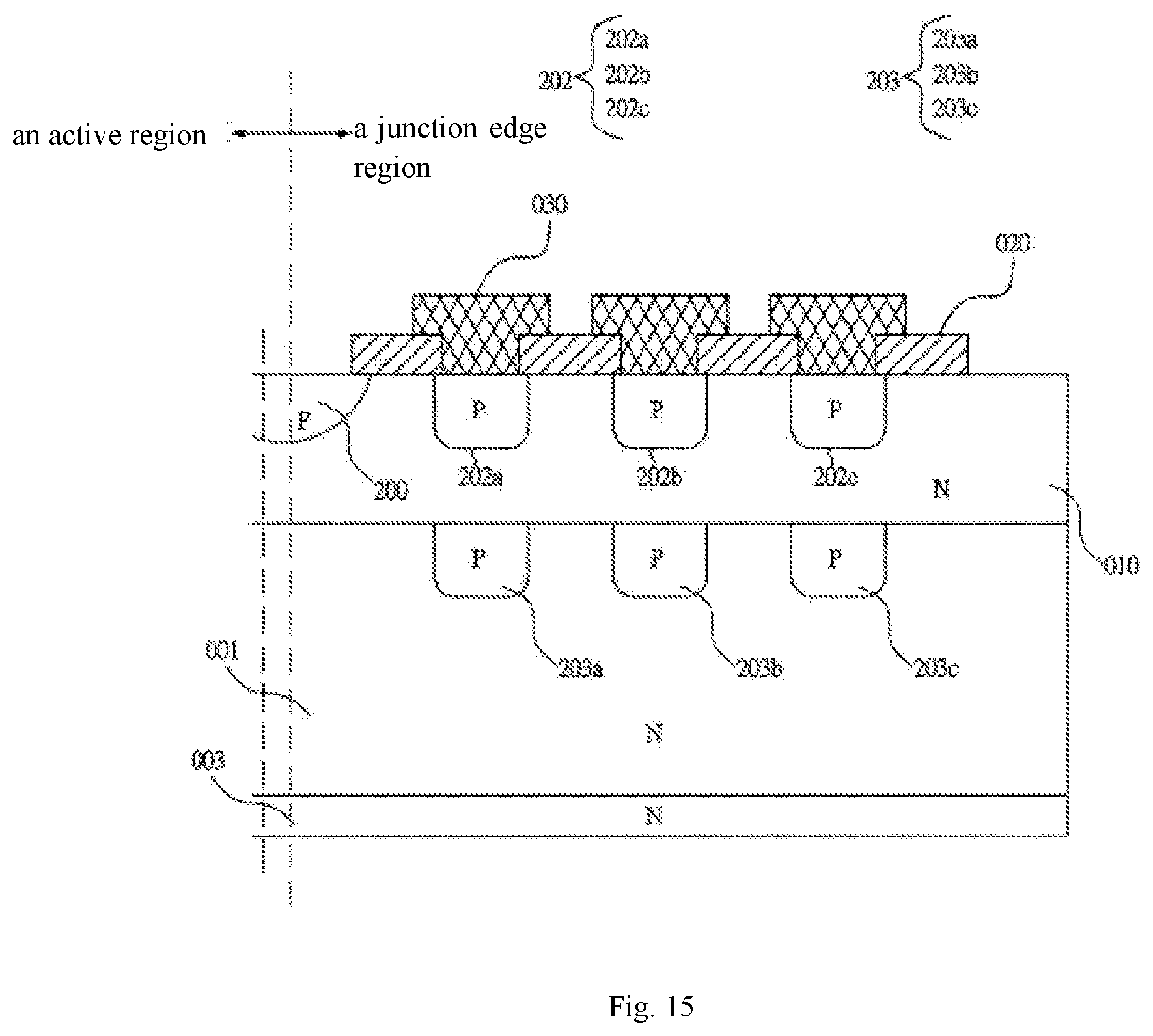 Patent US12100742 Figure 15 – Semiconductor device and junction edge region thereof