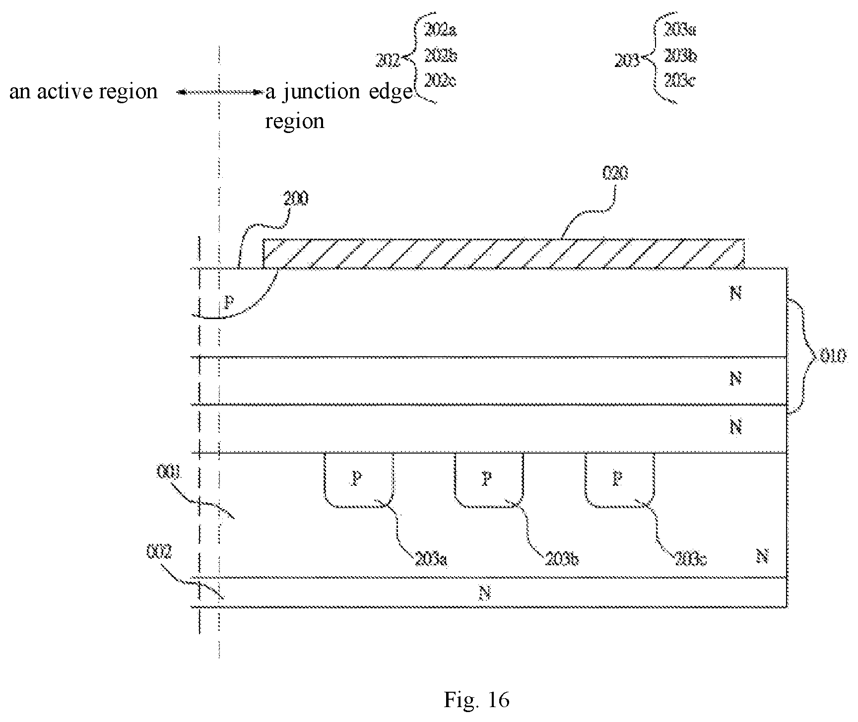 Patent US12100742 Figure 16 – Semiconductor device and junction edge region thereof