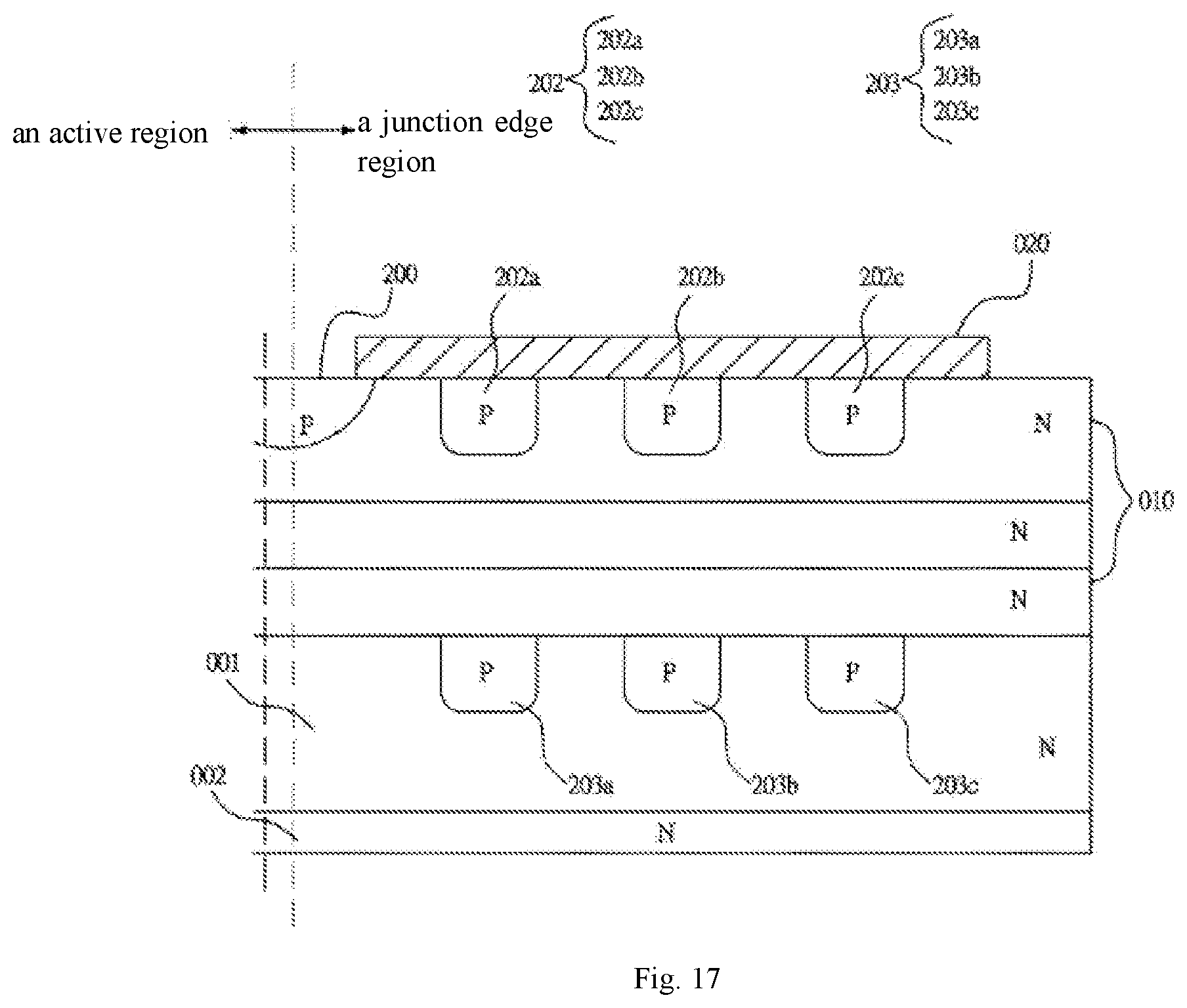 Patent US12100742 Figure 17 – Semiconductor device and junction edge region thereof