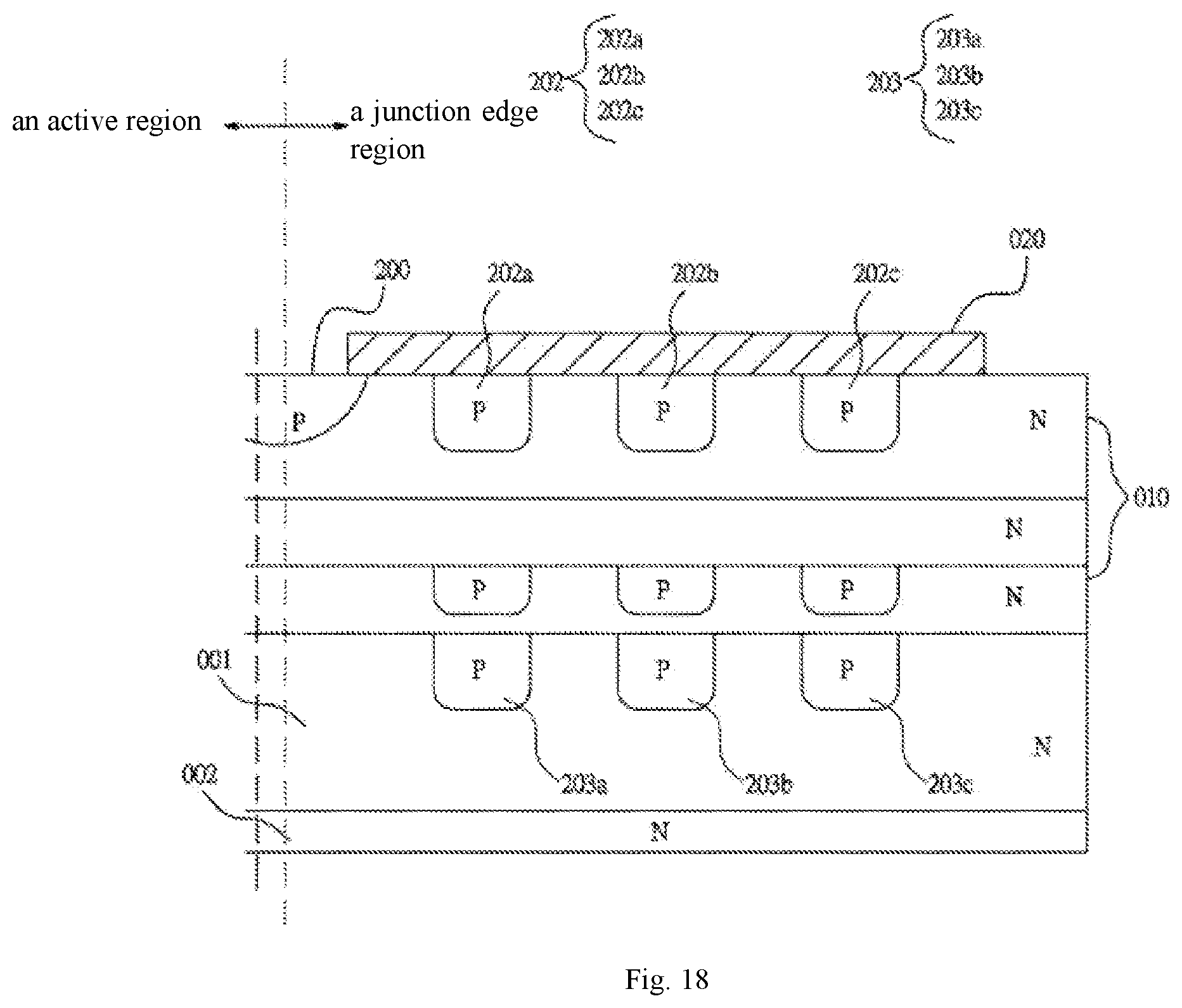 Patent US12100742 Figure 18 – Semiconductor device and junction edge region thereof