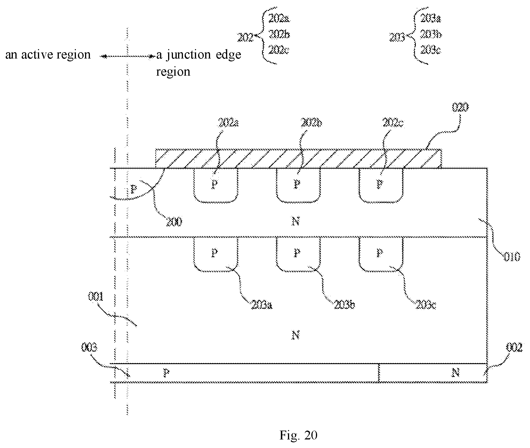 Patent US12100742 Figure 20 – Semiconductor device and junction edge region thereof