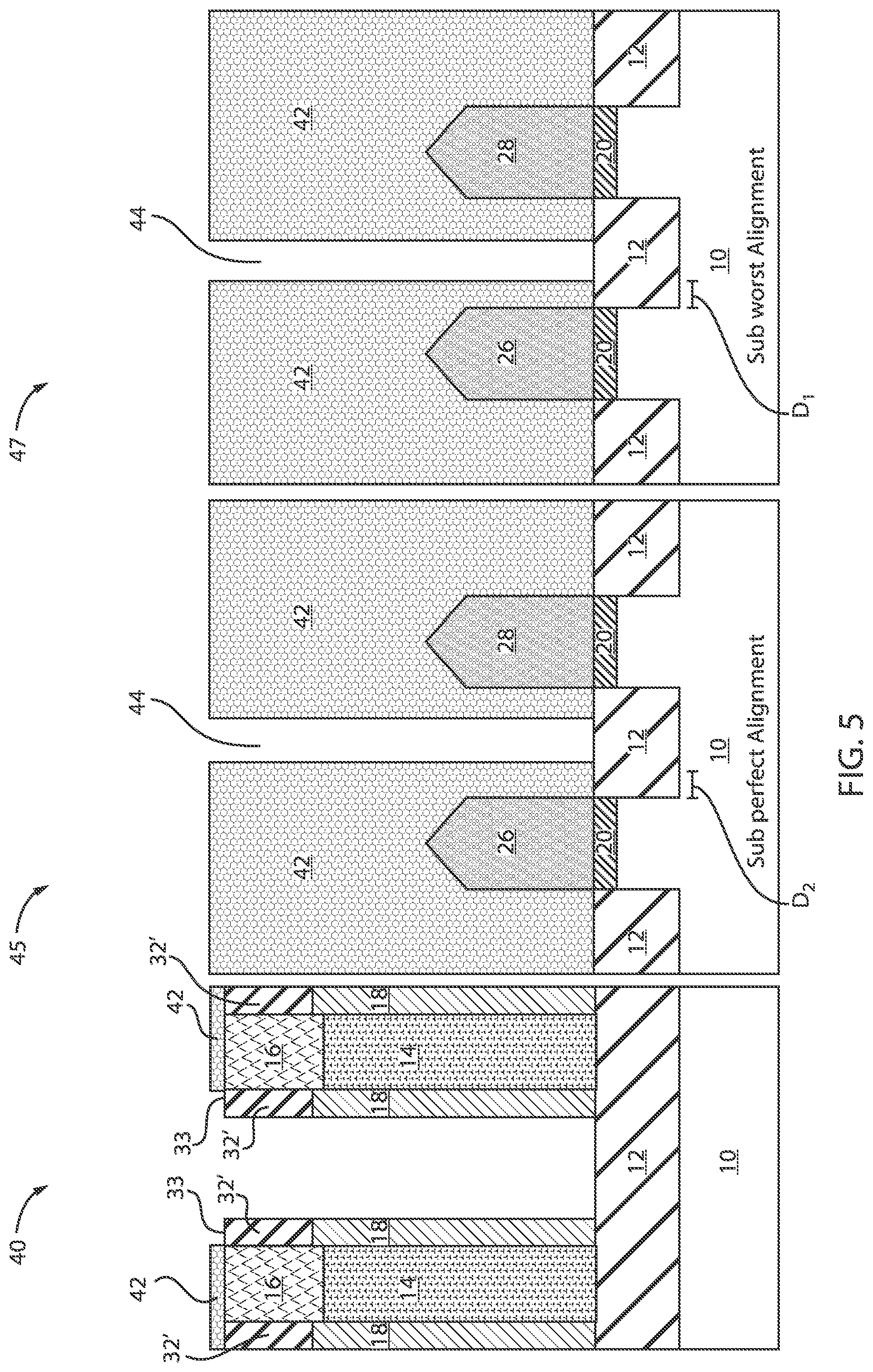 Patent US12100744 Figure 5 – Wrap around contact process margin improvement with early contact cut