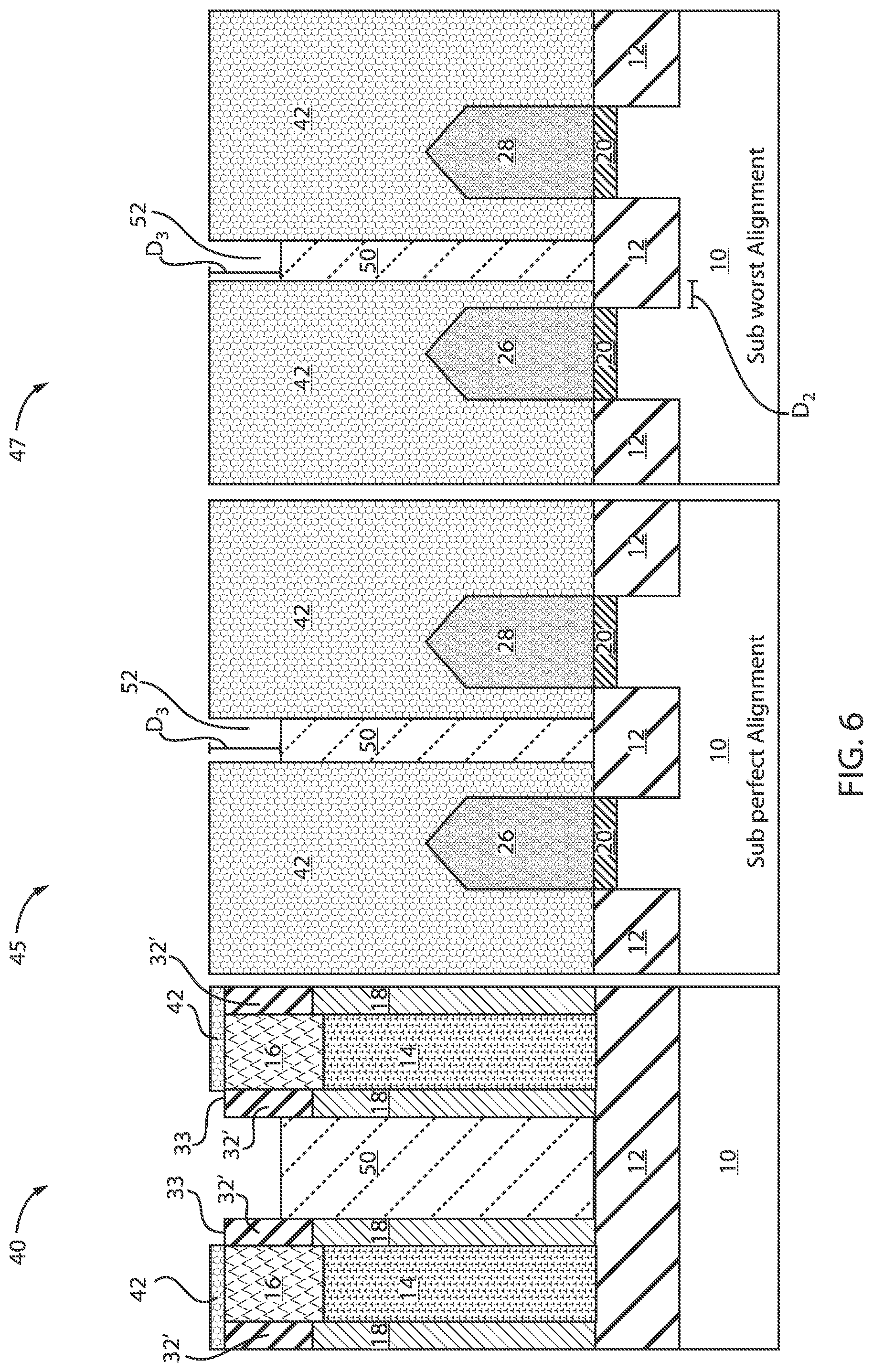 Patent US12100744 Figure 6 – Wrap around contact process margin improvement with early contact cut
