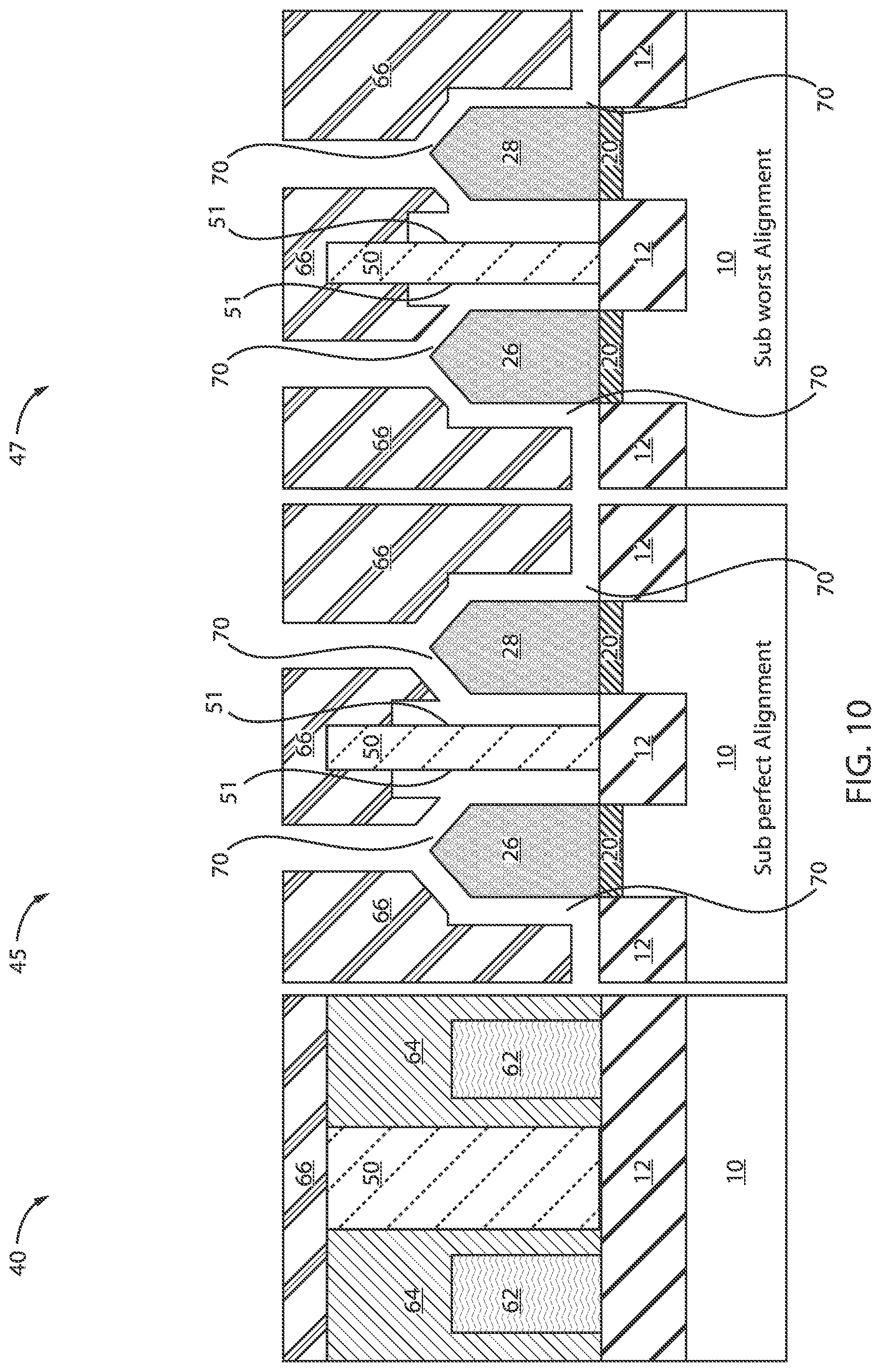 Patent US12100744 Figure 10 – Wrap around contact process margin improvement with early contact cut