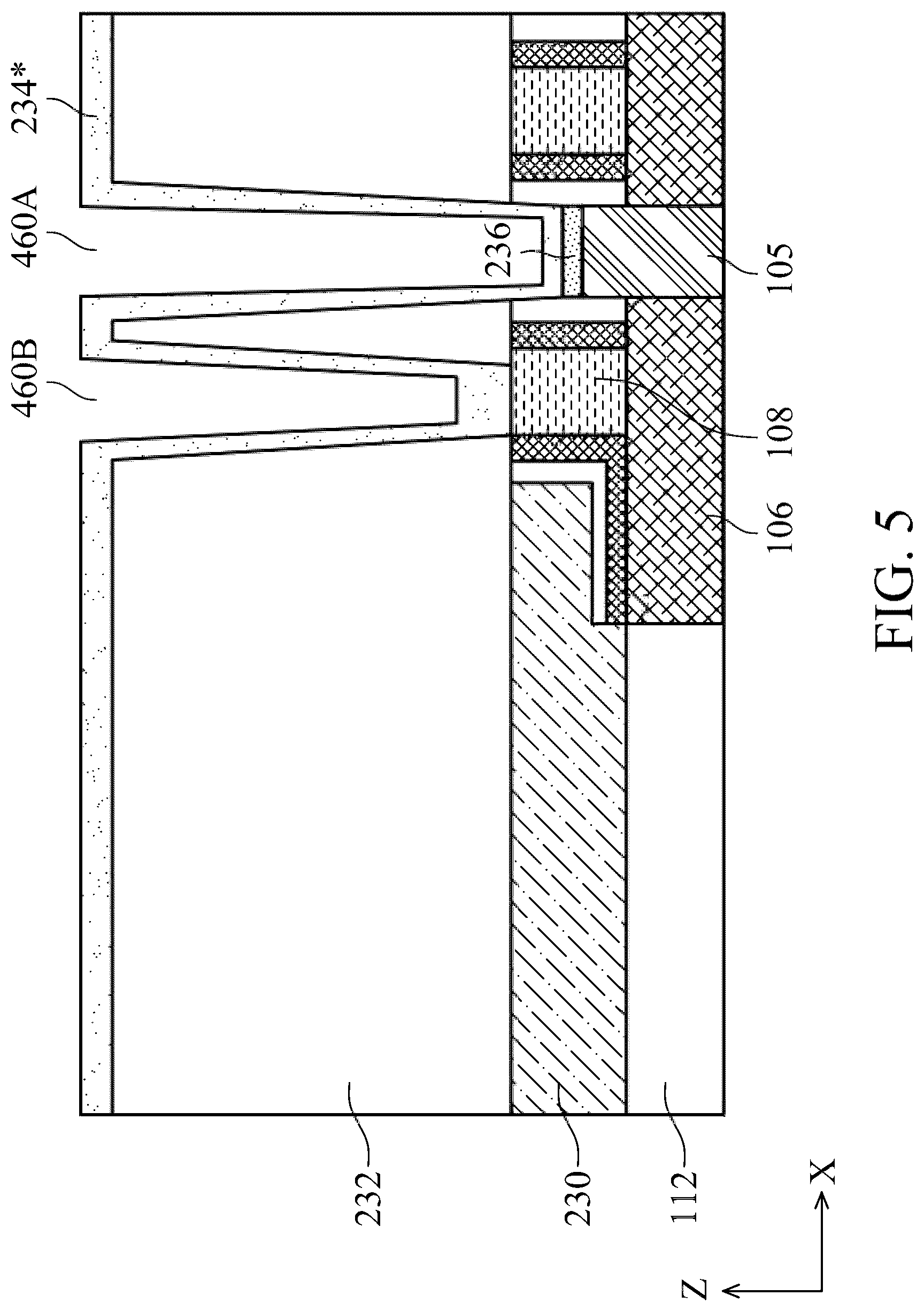 Patent US12100745 Figure 5 – Dual metal capped via contact structures for semiconductor devices