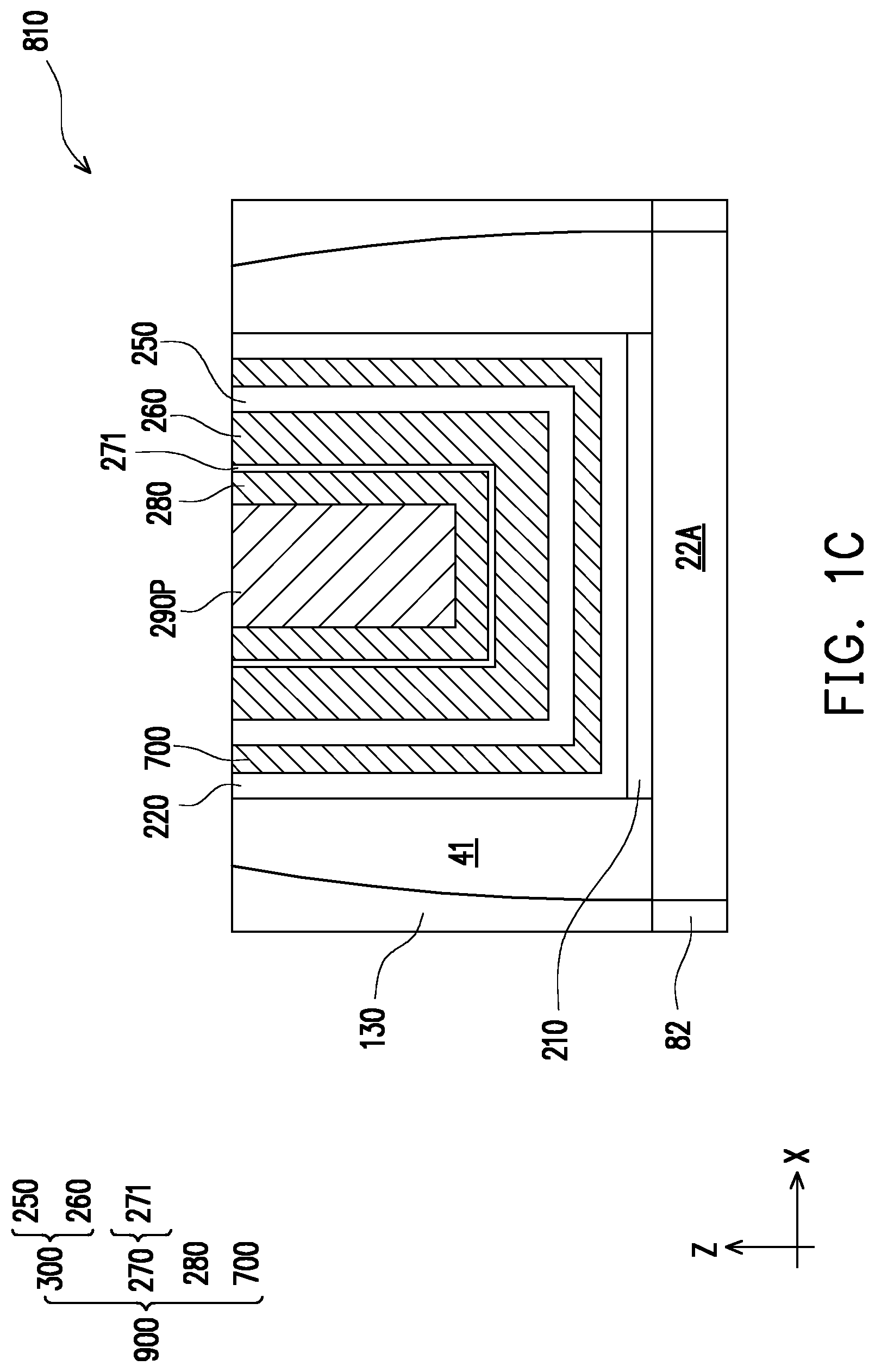 Patent US12100748 Figure 3 – Gate structure and method