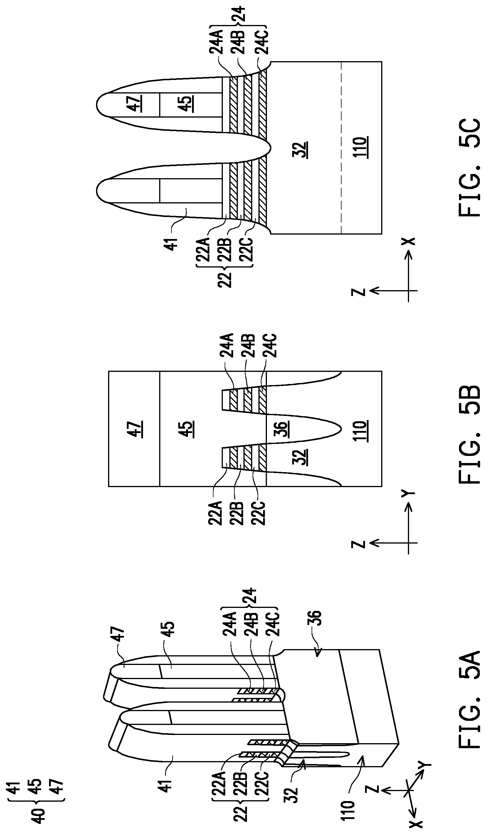 Patent US12100748 Figure 7 – Gate structure and method