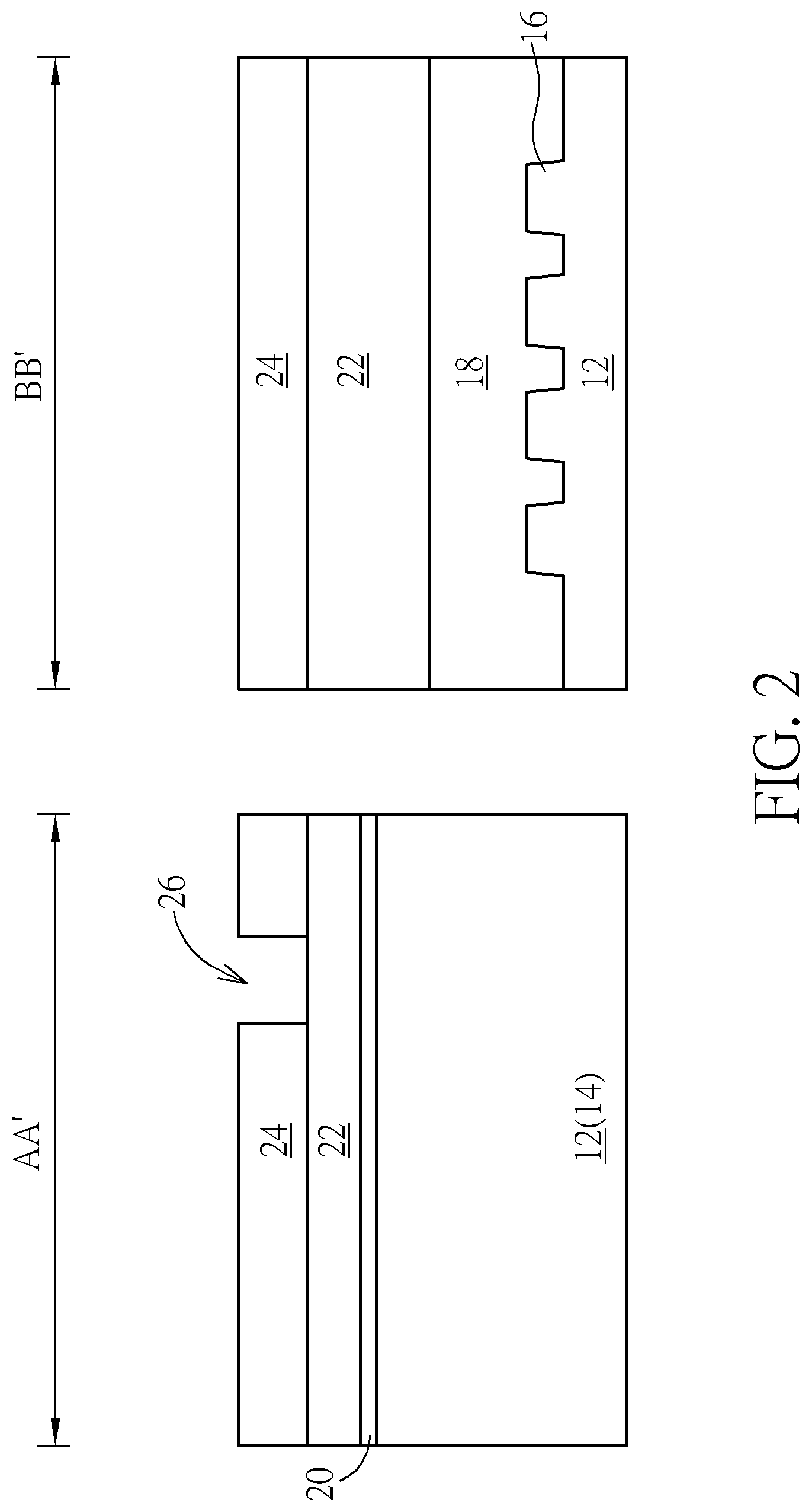 Patent US12100750 Figure 2 – Semiconductor device and method for fabricating the same