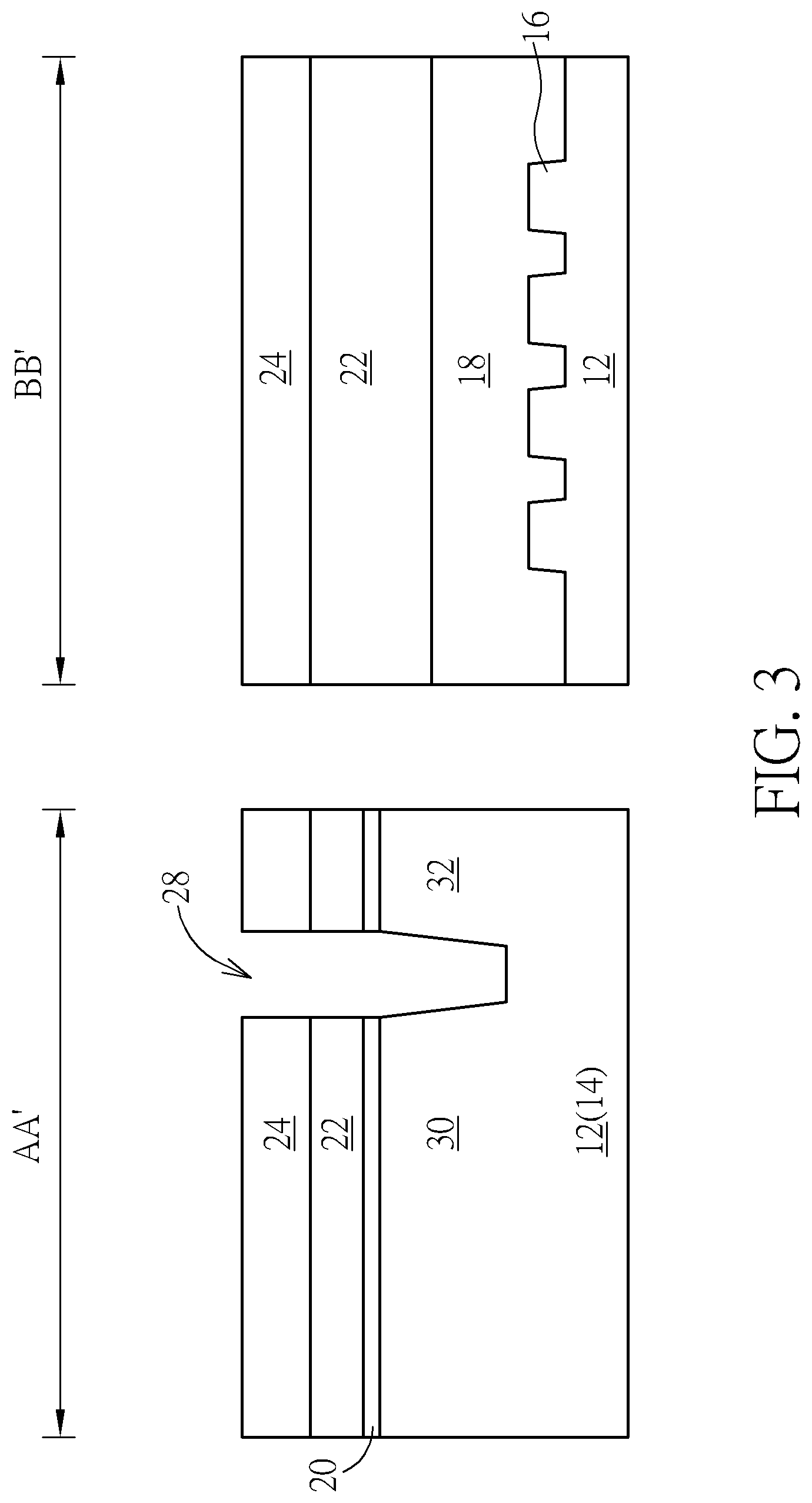 Patent US12100750 Figure 3 – Semiconductor device and method for fabricating the same