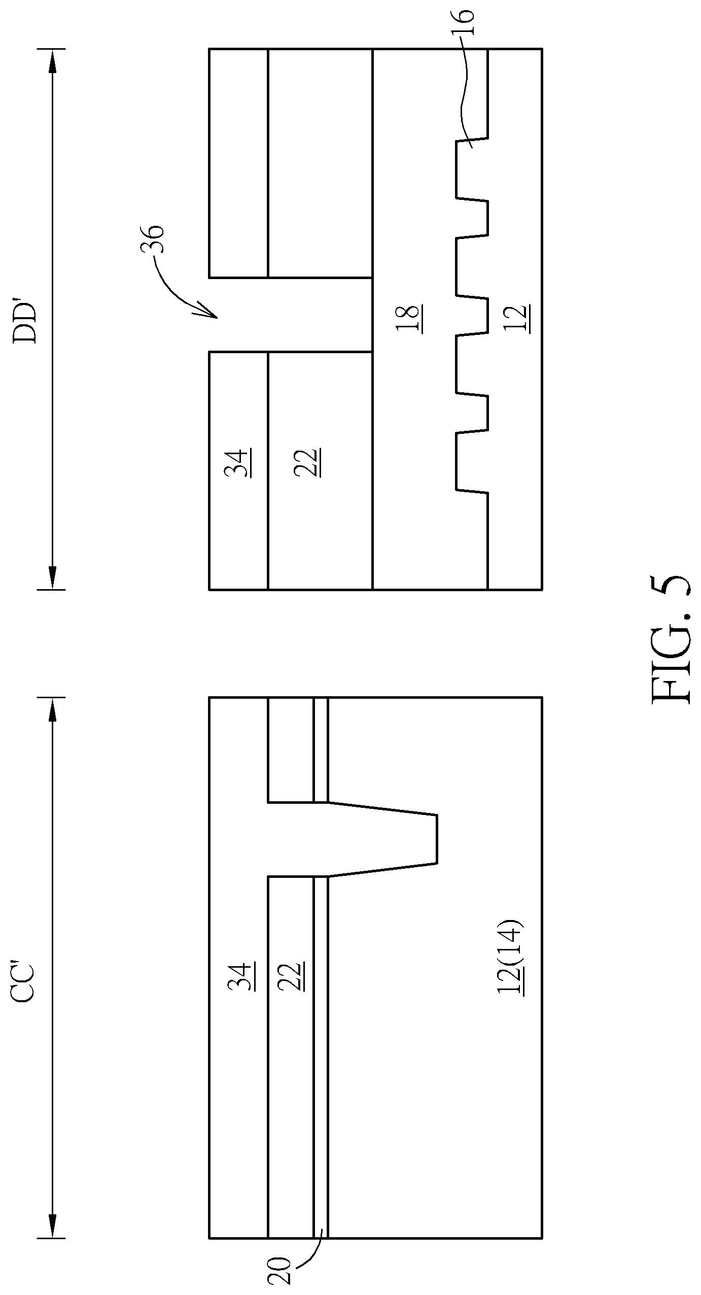 Patent US12100750 Figure 5 – Semiconductor device and method for fabricating the same