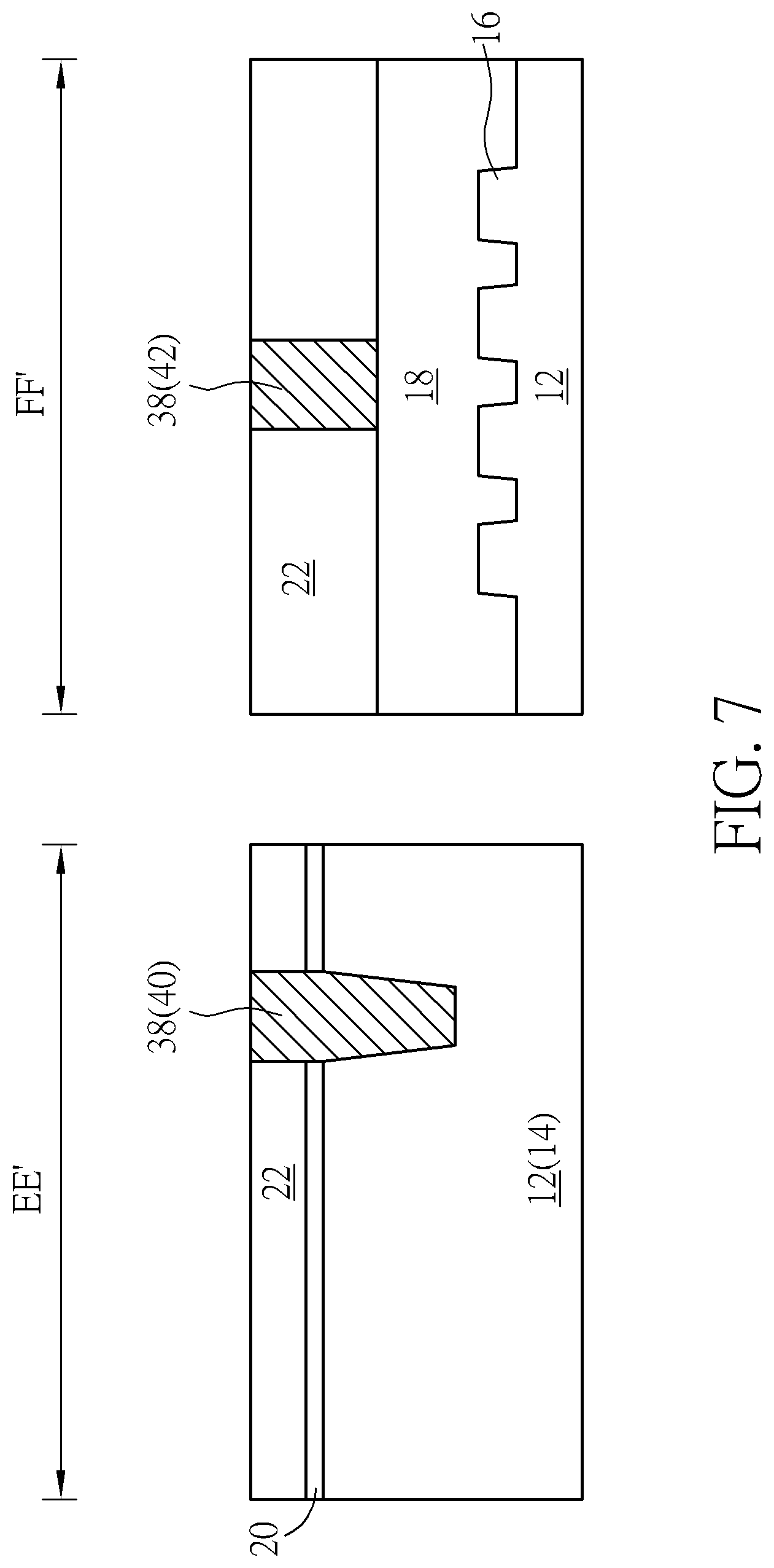 Patent US12100750 Figure 7 – Semiconductor device and method for fabricating the same