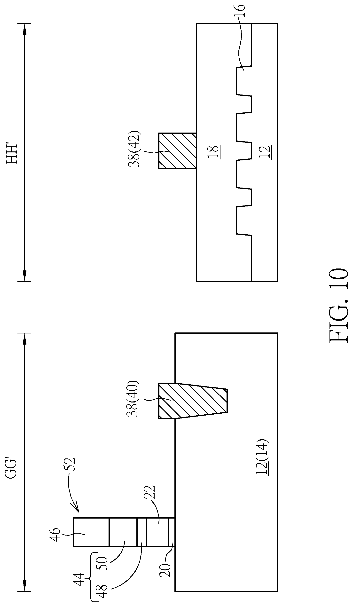 Patent US12100750 Figure 10 – Semiconductor device and method for fabricating the same