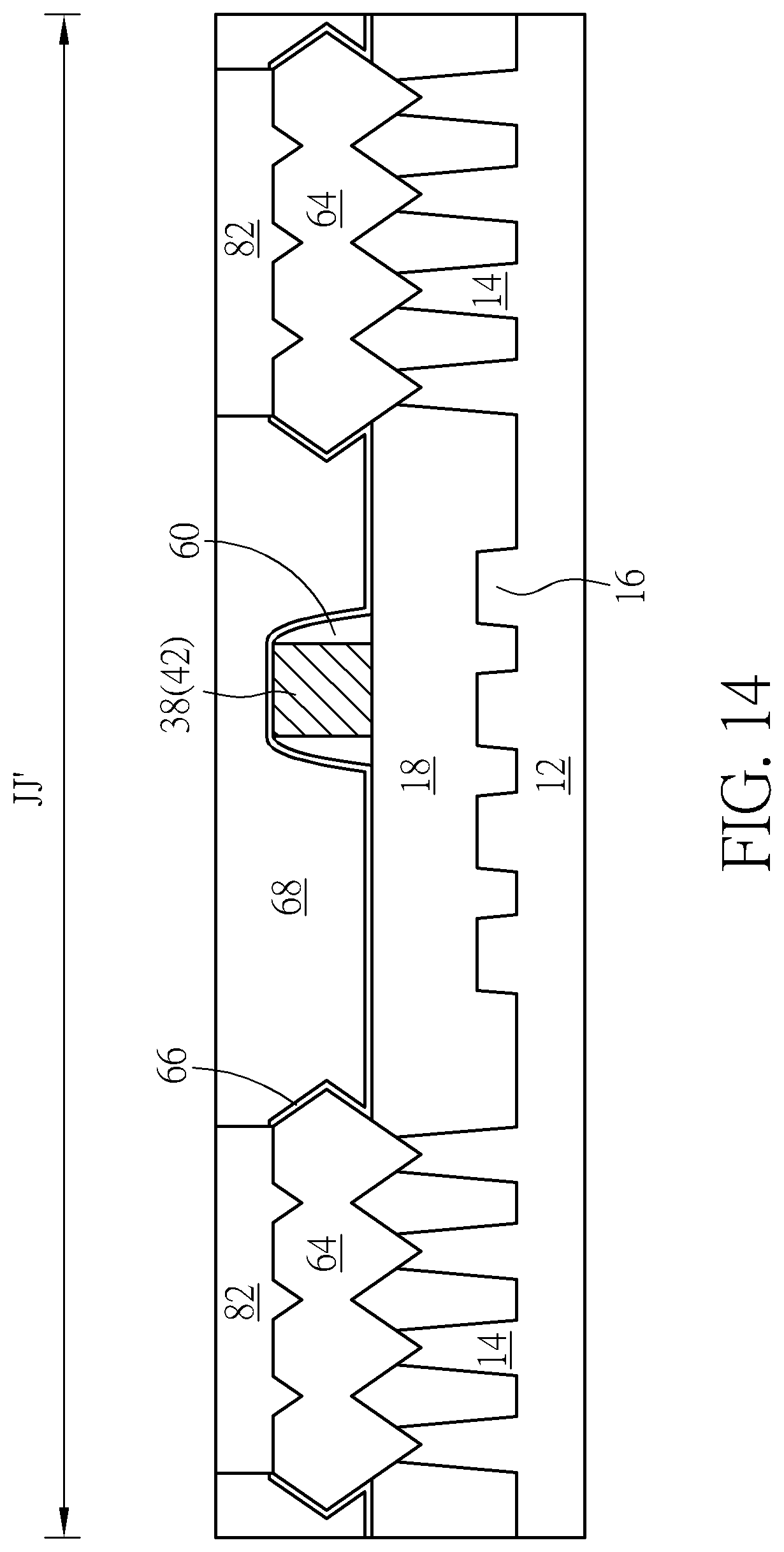 Patent US12100750 Figure 14 – Semiconductor device and method for fabricating the same