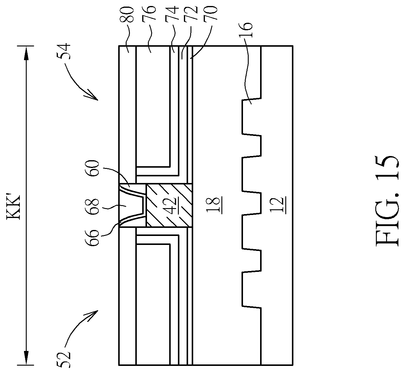 Patent US12100750 Figure 15 – Semiconductor device and method for fabricating the same