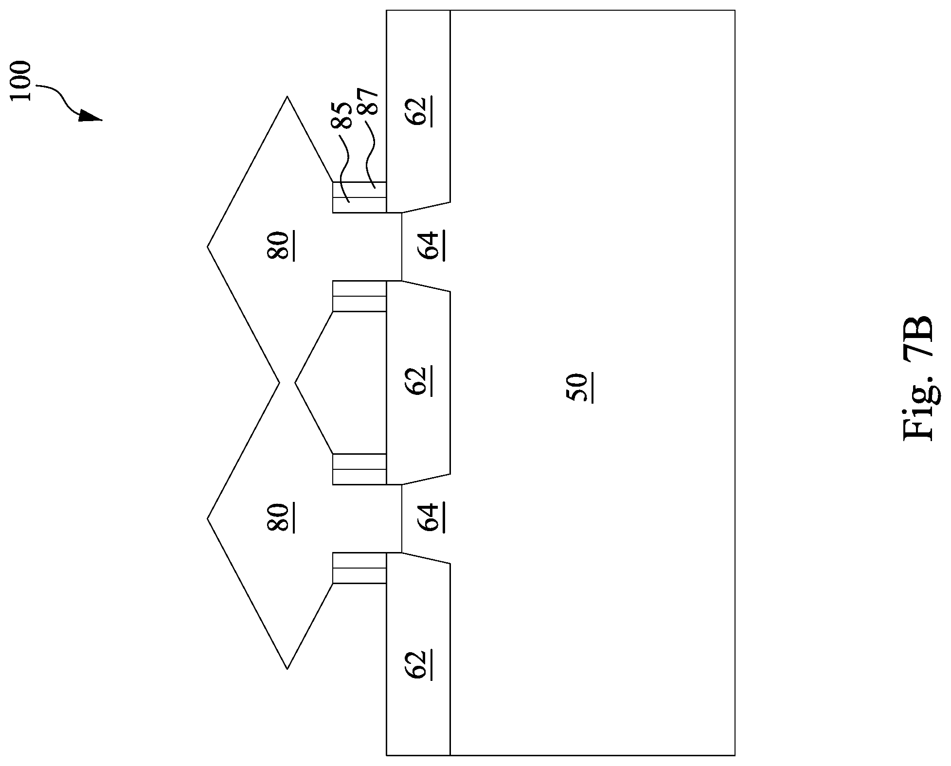 Patent US12100751 Figure 8 – Void elimination for gap-filling in high-aspect ratio trenches