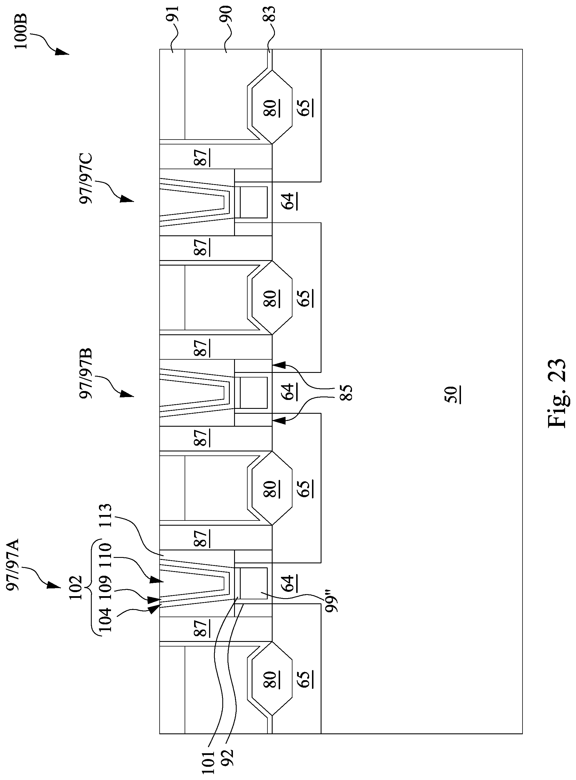 Patent US12100751 Figure 20 – Void elimination for gap-filling in high-aspect ratio trenches