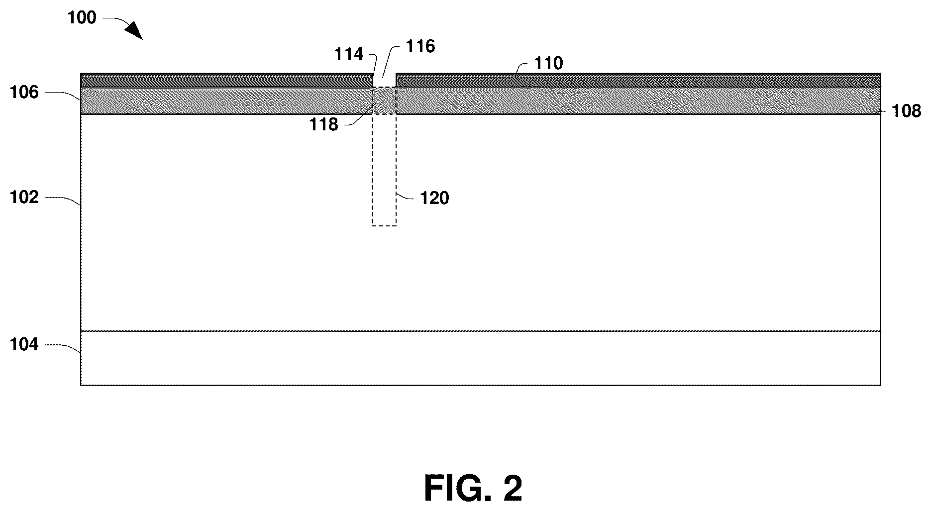 Patent US12100754 Figure 2 – Semiconductor arrangement and method of making