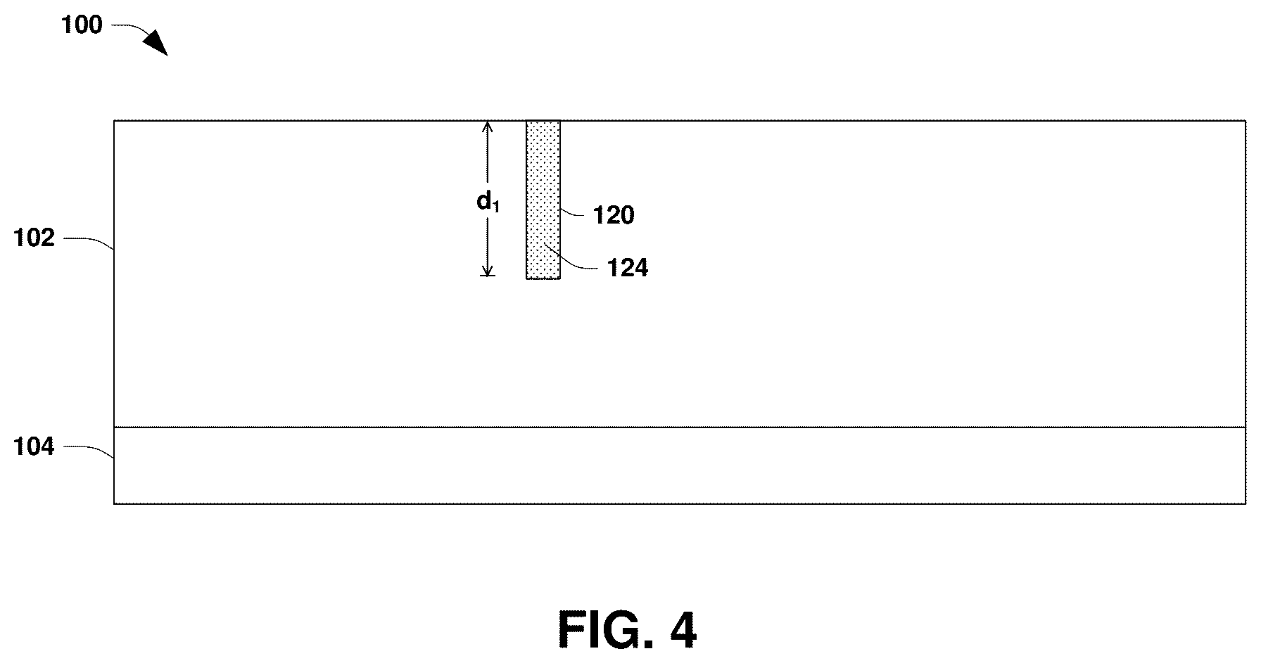 Patent US12100754 Figure 4 – Semiconductor arrangement and method of making