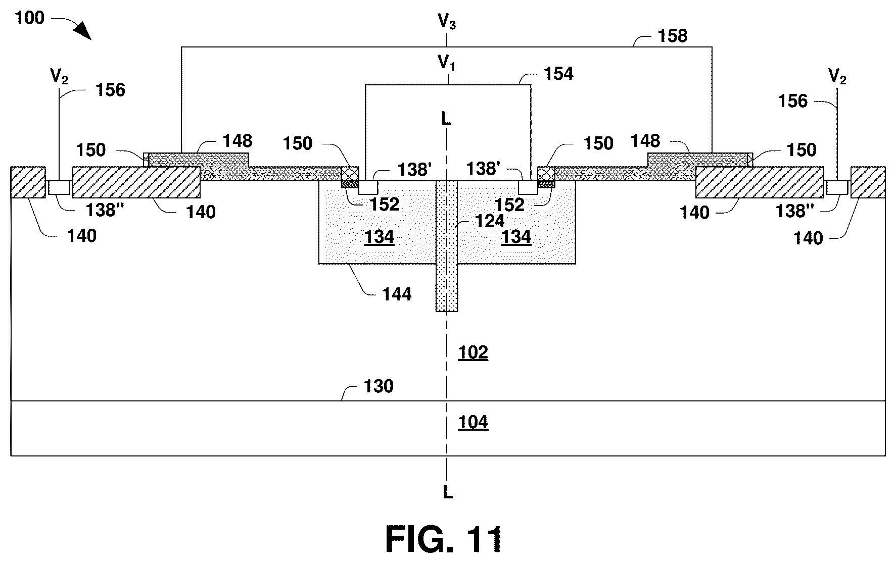Patent US12100754 Figure 11 – Semiconductor arrangement and method of making