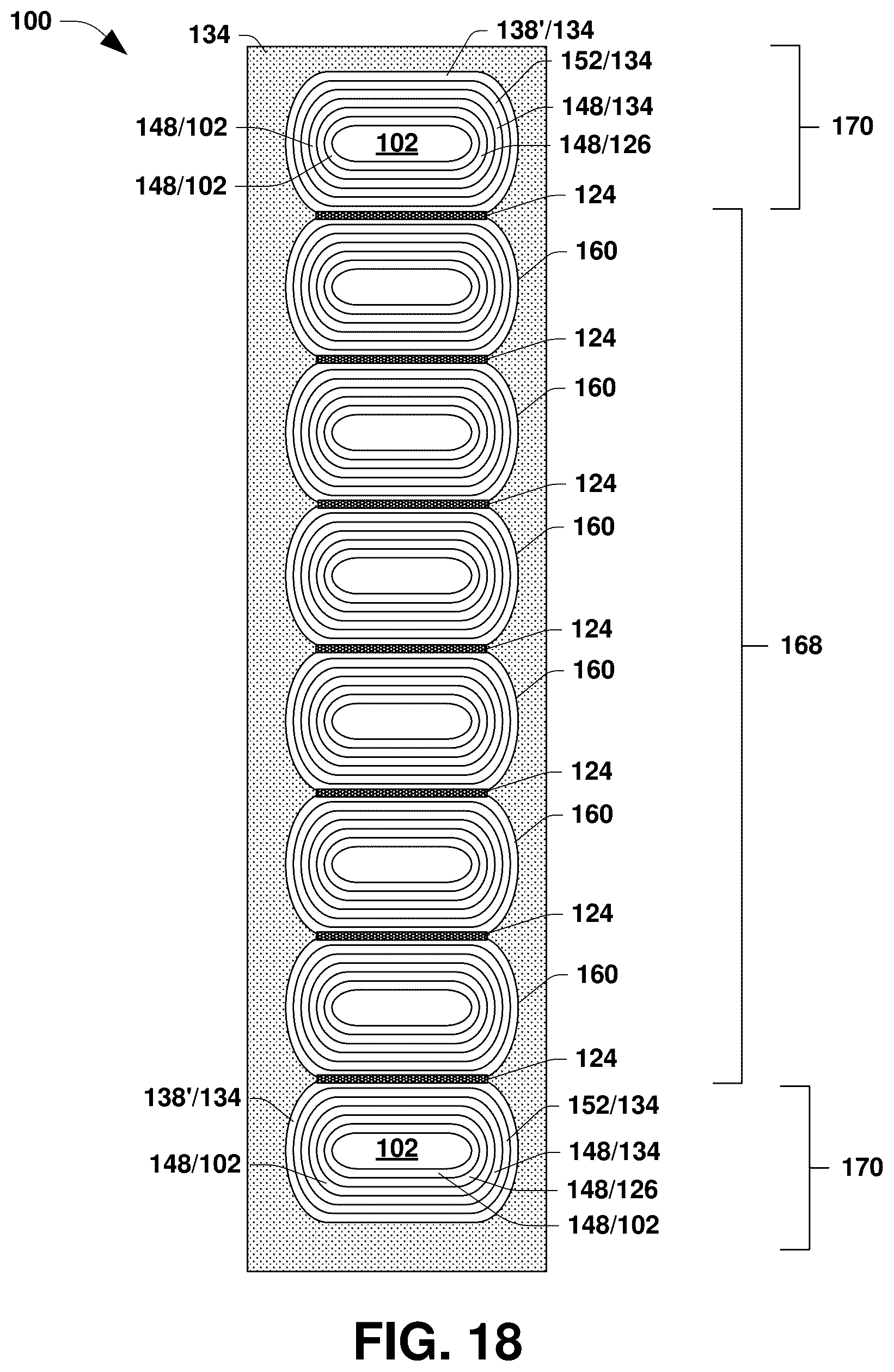 Patent US12100754 Figure 18 – Semiconductor arrangement and method of making