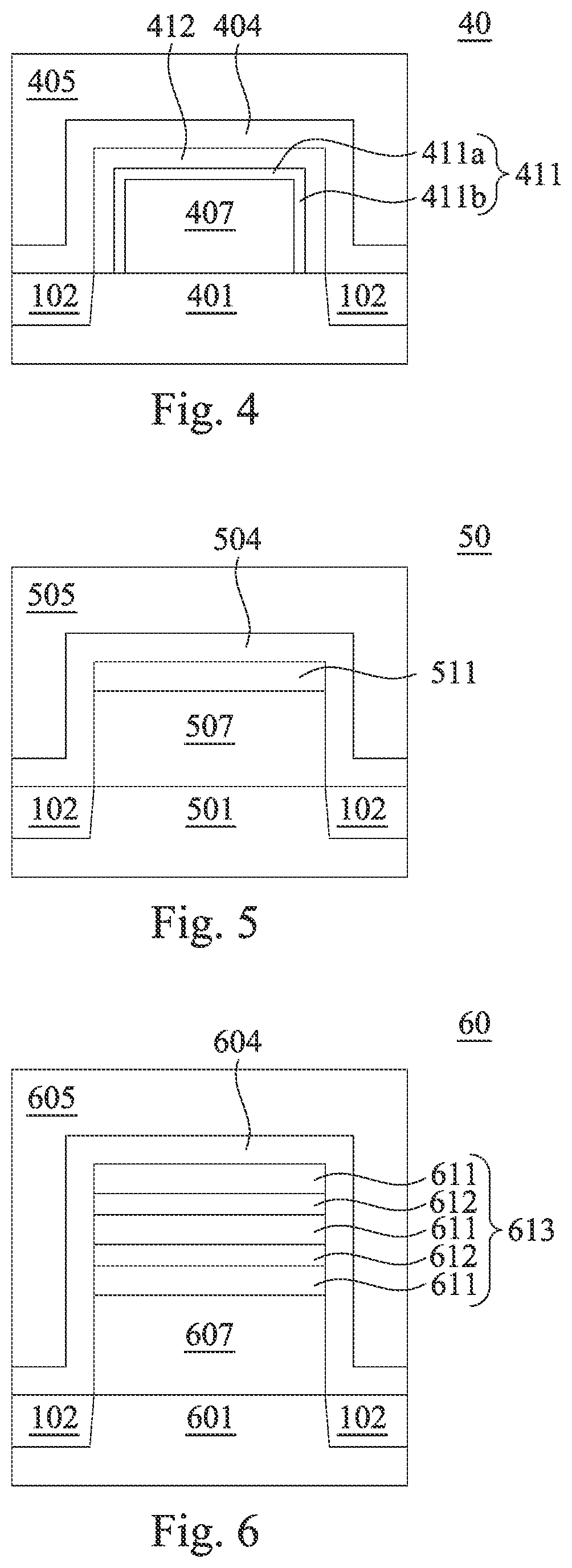 Patent US12100755 Figure 7 – Channel structures including doped 2D materials for semiconductor devices