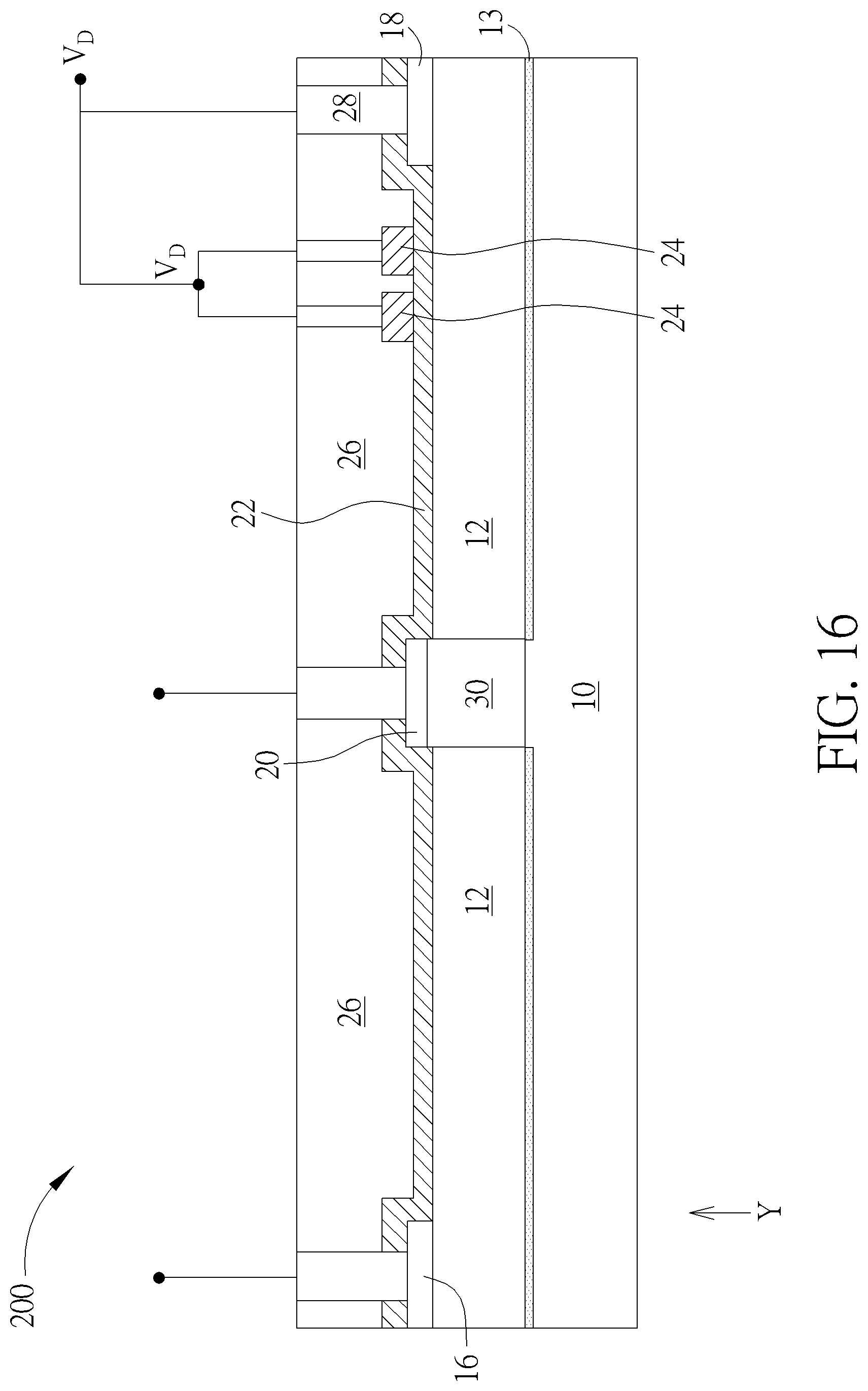 Patent US12100758 Figure 16 – High electron mobility transistor and method of fabricating the same