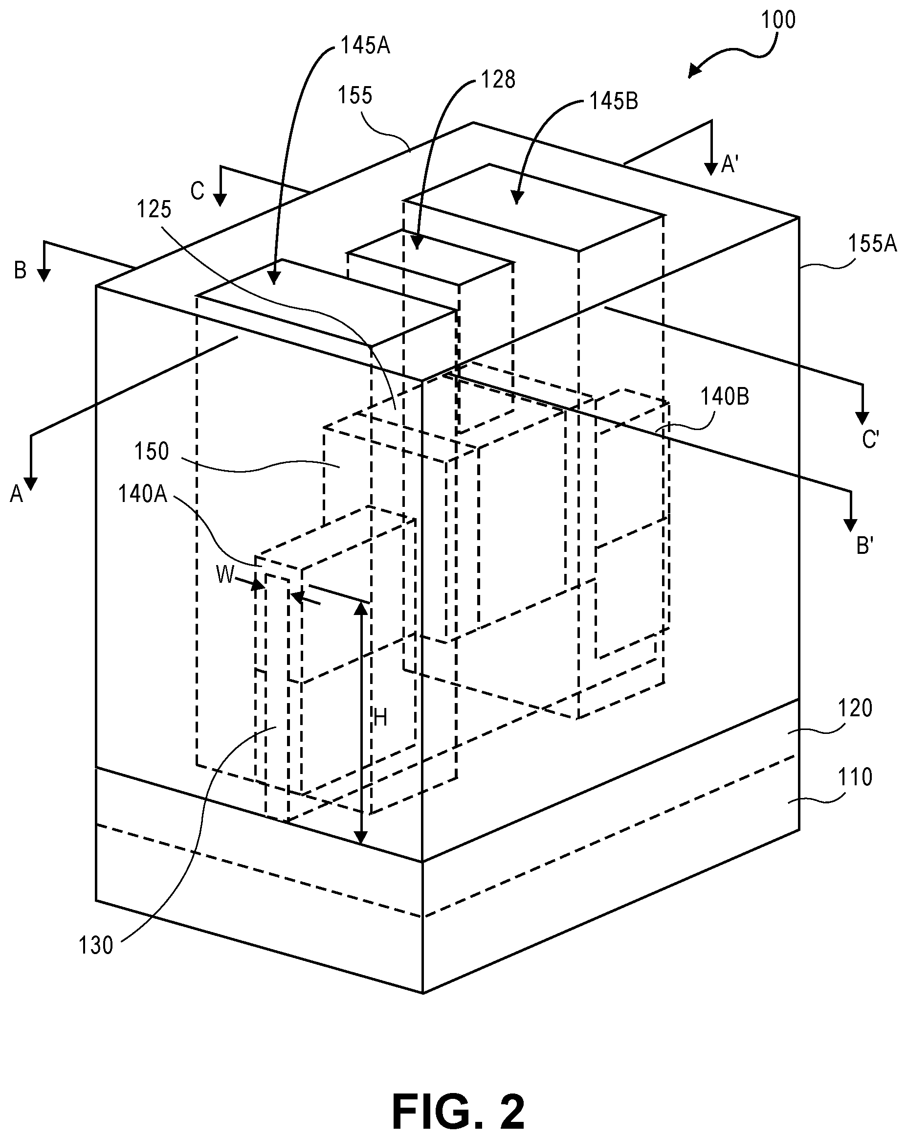 Patent US12100761 Figure 2 – Wrap-around source/drain method of making contacts for backside metals