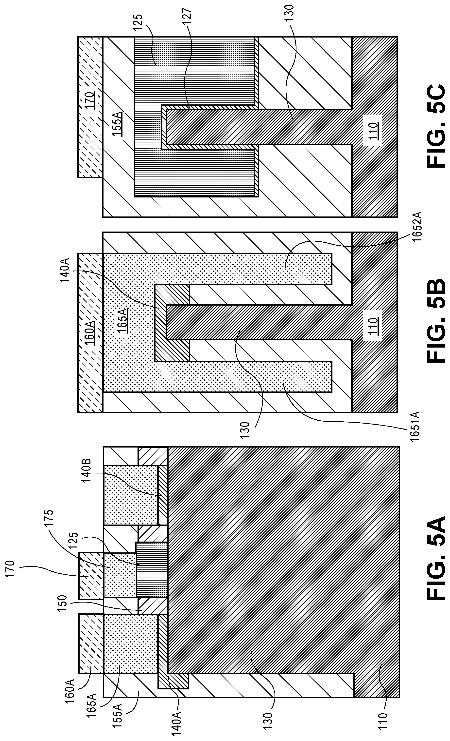 Patent US12100761 Figure 5 – Wrap-around source/drain method of making contacts for backside metals
